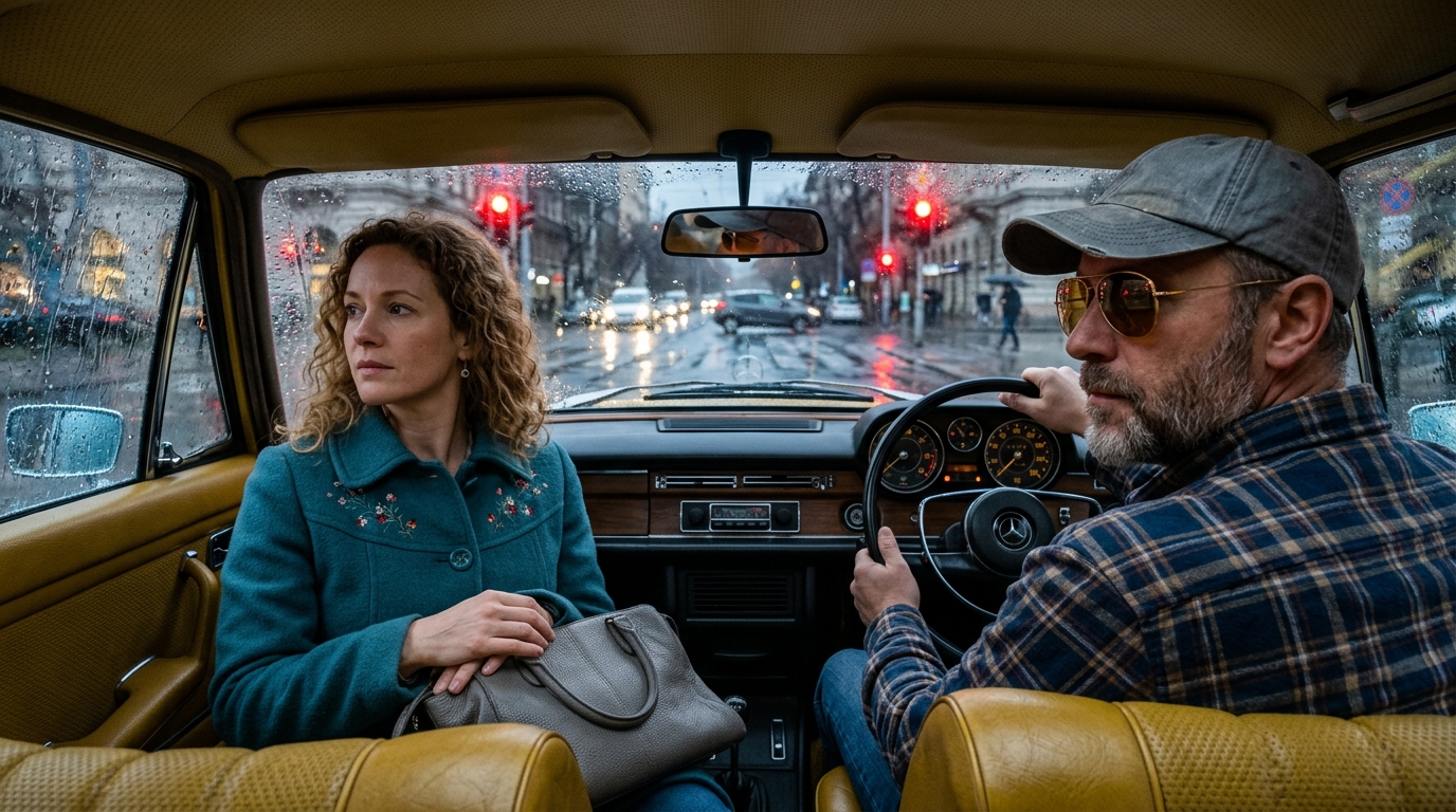 Taxisofőrnek álcázva magát, hogy megtudja felesége titkát, és végül meghallotta a vallomást, ami örökre megváltoztatta az életét. Kezei a kormányhoz kapaszkodtak, ujjbegyei fehérek voltak a feszültségtől. Az eső keményen és ritmikusan csapkodott a régi sárga Goal motorháztetején, miközben a szélvédő másodpercről másodpercre ázott, szürke homályba borítva az utcát. Az anyósülésen, alig pár centire tőle, ott ült a felesége. Tizenkét év házasság, egy egész élet egy fedél alatt, és Renatának fogalma sem volt, ki a férfi mellette. A negyvenhárom éves Marcos Drumont két sikeres logisztikai cég tulajdonosa volt Minas Gerais belsejében. Az a fajta ember volt, aki a semmiből épített fel egy birodalmat, aki közhelyekben, profitban és kézzelfogható eredményekben mérte a világot. De abban a pillanatban csak egy férj volt, akit felemésztett egy kétség, amely megrázta a lelkét, és azzal fenyegetett, hogy elpusztít mindent, amit valóságosnak hitt.