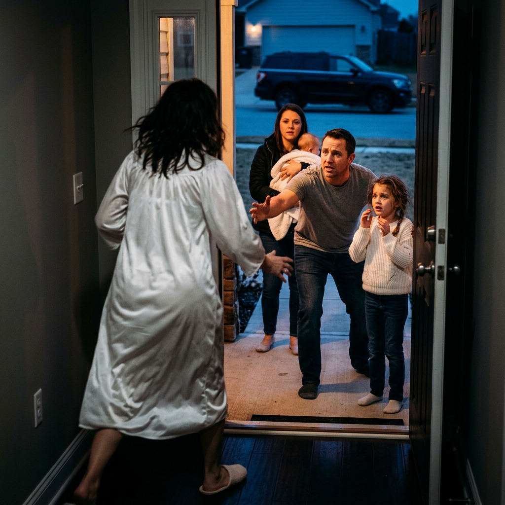 A húgom azt mondta, hagynom kellene, hogy ő nevelje fel a babámat születése után, mert szerinte fiús anyának kellett volna lennie.  Azt mondta, hogy a fiam a második esélye, és a szüleim is úgy viselkedtek, hogy ez logikus. A szobában még mindig vaníliás gyertyák és sült krumpli illata terjengett, amikor a húgom behívott a konyhába, és elmondta, hogy a meg nem született fiam már az övé. Tíz perccel korábban Zach-kel épp most közöltük a baba hírét, és a házban mindenki elmosolyodott, megölelt minket, és elkezdtek nevekről beszélgetni. Aztán Carly megfogta a karomat a mosogató mellett, közelebb hajolt, és kimondta a mondatot, ami mindent megváltoztatott. „Adnod kell a babádat, amikor megszületik.” Őszintén azt hittem, kihagytam egy szót. „Micsoda?” „Fiús anyának kellett volna lennem” – mondta, mintha az időjárást magyarázná. „Van férjed. Lehet még egy gyereked. Csak egyetlen igazi esélyem van erre.” A mosogató feletti ablak a szüleim csendes zsákutcájára nézett, a veranda lámpái sorra felvillantak, miközben egész testemben mozdulatlanná dermedtem. Az első ösztönöm az volt, hogy nevetek, mert semmi sem hangzott valóságosnak. A második ösztönöm az volt, hogy hátrébb lépjek.  „Nem” – mondtam. „Ebben az életben nem.” Furcsa nyugalommal vizsgálgatta az arcomat, mintha ellenállásra számított volna, de visszautasításra nem. Aztán Zach megjelent az ajtóban. Egyetlen pillantás rá jelezte, hogy eleget hallott. „Lépj el a feleségemtől” – mondta. Carly nem vitatkozott. Csak halkan, nyugodtan elmosolyodott, és azt mondta: „Most mindketten mondhattok nemet. Ez nem változtat azon, hogy hol ér véget ez az egész.” Amikor visszamentünk a nappaliba, anya már maga mellé vetette Carlyt a kanapéra, mintha a sértettet nyugtatná. Apa a kandalló közelében állt keresztbe font karral. Jordan, Carly lánya, olyan csendben ült a könyvespolc melletti sarokban, hogy talán eltűnt volna, ha nem néztem volna egyenesen rá. Nem siettem bele. – Csak annyit mondott, hogy adjam át a babámat.  Vártam a felháborodást. Vártam, hogy akár egyetlen ember is úgy viselkedjen, mintha az ítélet egy másik bolygóra tartozna.  Ehelyett anyám keresztbe fonta a kezét, és azt mondta: – Tudjuk.  Ez volt az a pillanat, amikor az egész este megdőlt.  Anya azzal az óvatos hangon beszélt, amelyet az iskolai órarendek és a templomi közös étkezésekhez való rakott ételek megbeszélésekor használt. Apa a stabilitásról, az időről, a jelenlétről beszélt. Carly évek óta erre az életre vágyott, mondták. Minden könyvet elolvasott. Többet lesz otthon. Én sokáig dolgoztam a belvárosban. Talán, javasolták, el kellene gondolkodnom azon, mi lenne a legjobb hosszú távon.  – Úgy beszélsz a gyerekemről, mintha egy családi projekt lenne – mondtam. – Még mindig az anyja lennél – válaszolta anya. – Carly csak átvenné a vezetést.  Átvend a vezetést. Ekkor Jordanra néztem. Nem mozdult. A tekintete a padlón volt, de a keze remegett az oldalánál. Carly követte a tekintetemet, és valami éles mozgott az arcán. – Mondd meg nekik, hogy jó anya vagyok – mondta.  Jordan lassan felemelte a fejét. – Jó anya – suttogta olyan ütemesen, mintha valaki százszor begyakorolt ​​dolgot mondana. A szoba megnyugodott. Az enyém nem. – Egyetlen gyereknek sem szabadna parancsra ezt mondania – mondtam. Anyám azzal a türelmes pillantással nézett rám, amit a szülők akkor használnak, amikor azt hiszik, hogy ők az egyetlen felnőttek a szobában. – Jobban megérted majd, ha a karodban tartod a fiad.  Emlékszem, hogy Jordan rám nézett, mielőtt Zach és én kimentünk, mintha valaki végre kinyitott volna egy ablakot egy évek óta zárva lévő szobában. Azt hittem, a hazaút lesz a legrosszabb. Nem az volt. A legrosszabb másnap délután jött, amikor visszaértem a találkozóról, és a bejárati ajtónkat résnyire nyitva találtam. Odabent Carly túl közel volt Zachhez a kanapén, gyorsan beszélt, a kezét Zach mellkasára támasztotta, mintha már kidolgozta volna a jövőjét, ami az övé. Zach úgy nézett ki, mintha sarokba szorították volna, ahogy még soha nem láttam. Amikor kimondtam a nevét, mindketten megfordultak. Carly felállt, mintha minden joga meglenne hozzá, hogy ott legyen.  „Csak beszélgetni jöttem” – mondta. Zach arca mást árult el. Miután elment, Zach a térdére könyökölve ült, és darabokban magyarázta a történteket. Zach azért jött, hogy bocsánatot kérjen. Ellépett mellette, folyamatosan közte és az ajtó között mozgott, és úgy beszélt a babánkról, mintha egy véglegesítésre váró megállapodás lenne. Arról beszélt, hogy Zach már adott nekem egy fiút, és hogy ez azt jelenti, hogy neki is segíthet. Mire befejezte, a hangja rekedtté és elvékonyodott, és én csak arra tudtam gondolni, hogy Carly messze túllépett a féltékenység vagy a figyelem határán. Már nem improvizált. Tervezkedett. Egy órával később újra megszólalt a csengő. Jordan pizsamanadrágban és vékony zokniban állt a verandán, átölelve magát az esti levegőn. A szemei ​​fel voltak duzzadva. Egy sötét folt éktelenkedett az arcán, és folyton a válla fölött nézett vissza, mintha nem bízna a mögötte lévő csendes utcában. „Felzaklatottan jött haza” – mondta Jordan halkan, miután bevittük. „Ezúttal nem maradhattam.” Teát főztem, amihez alig nyúlt. Zach hozott neki egy takarót a vendégszobából. Hosszú ideig csak bámult…d a két kezében tartott bögrét. Aztán, amint elkezdett beszélni, az egész ház megállt és hallgatott.  „Jordannak nevezett el, mert azt akarta, hogy az emberek azt higgyék, hogy ez még mindig számít” – mondta. „Évekig rövidre fogta a hajamat. Azt mondta, hogy így könnyebb. Nem arról volt szó, hogy könnyebb.”  Később mesélt nekünk a kis sárga turkálós ruháról, amit a szekrénye hátuljában rejtett el, mert ettől önmagának érezte magát. Carly megtalálta, és darabokra forgatta a nappaliban, miközben Jordan figyelte. Mesélt nekünk egy hideg novemberi estéről a verandán, évekről, amiket azzal töltött, hogy igazgatta magát, hogy illeszkedjen egy olyan gyermek körvonalaihoz, akit az anyja elképzelt, és soha nem engedett el.  Aztán Jordan rám nézett, és kimondta a mondatot, amitől újra kihűlt a kezem.  „Van egy gyerekszobája.”  Zach kiegyenesedett mellettem. „Egy micsoda?”  „A vendégszobában” – mondta Jordan. „Kék falak. Egy kiságy. Apró ruhák. Már választott egy nevet. Úgy beszél a babádról, mintha hónapok óta az övé lenne.” Ott ültem, mindkét kezemmel a hasamon, éreztem, ahogy a fiam megfordul a tenyerem alatt, és hirtelen minden furcsa pillantás, minden túl nyugodt mosoly, Carly minden magabiztos mondata a helyére került. Ez sosem egy futó megjegyzés volt a konyhában. Ez egy terv volt, amit négyszemközt csiszolgatott, miközben mi, többiek azt hittük, hogy egy átlagos családi zűrzavarral állunk szemben.  Attól a pillanattól kezdve a napok elmosódottan teltek. Kórházi karkötők. Puha kék takarók. Zach félig alszik a mellettem lévő székben. Jordan segít a házban, és nagyobb gondossággal hajtogatja a büfiztető kendőket, mint a legtöbb felnőtt, akit ismerek. A fiunk egészségesen, melegen és tökéletesen érkezett, és egy ideig hagytam magam hinni, hogy az új élet a régi árnyakat a szoba szélére szoríthatja.  Két napig, miután hazaértünk, minden csendes volt.  Túl csendes. Semmi hívás. Nem voltak gondosan megfogalmazott üzenetek anyától. Nem voltak hosszú üzenetek apától. Nem volt Carly az ajtóban.  Jorland is észrevette. Beszélgetés közben szünetet tartott, és hallgatózott, mintha úgy mérné a csendet, ahogy mások az esőt. Az ötödik éjszakára szinte semmit sem aludtam. Theo lent volt a gyerekszobában. A babaőr világított az éjjeliszekrényemen egy félig üres cumisüveg és a kórházi karkötő mellett, amit még mindig nem dobtam el. Zach végre elaludt. Épp becsuktam a szemem, amikor Jordan megrázta a vállamat.  „Enid” – suttogta. „Ébredj fel!” A szoba sötét volt, kivéve az óra piros számjegyeit. „Hallottam a bejárati ajtót.” Ez a mondat áthatolt a fejemben lévő ködön. Zach azonnal felült. Mindannyian mozdulatlanul álltunk. Akkor meghallottuk. Egy halk hang a folyosóról. Egy padlódeszka. Egy újszülött halk sírása. Aztán csend. Már mozogtam is, mielőtt a testem készen állt volna rá. A lábaim nehéznek érezték magukat, az egész testem lassú volt a napokig tartó kimerültségtől, de azért futottam. Végig a folyosón. Elhaladt a vendégszoba mellett. Elhaladt az ágyneműszekrény mellett. Egyenesen a gyerekszobába, a szívem olyan erősen vert, hogy hangosabbnak tűnt, mint a monitor. Kinyitottam az ajtót. Az éjszakai fény égett. A hintaszék még mindig finoman mozgott.  És a kiságy üres volt.