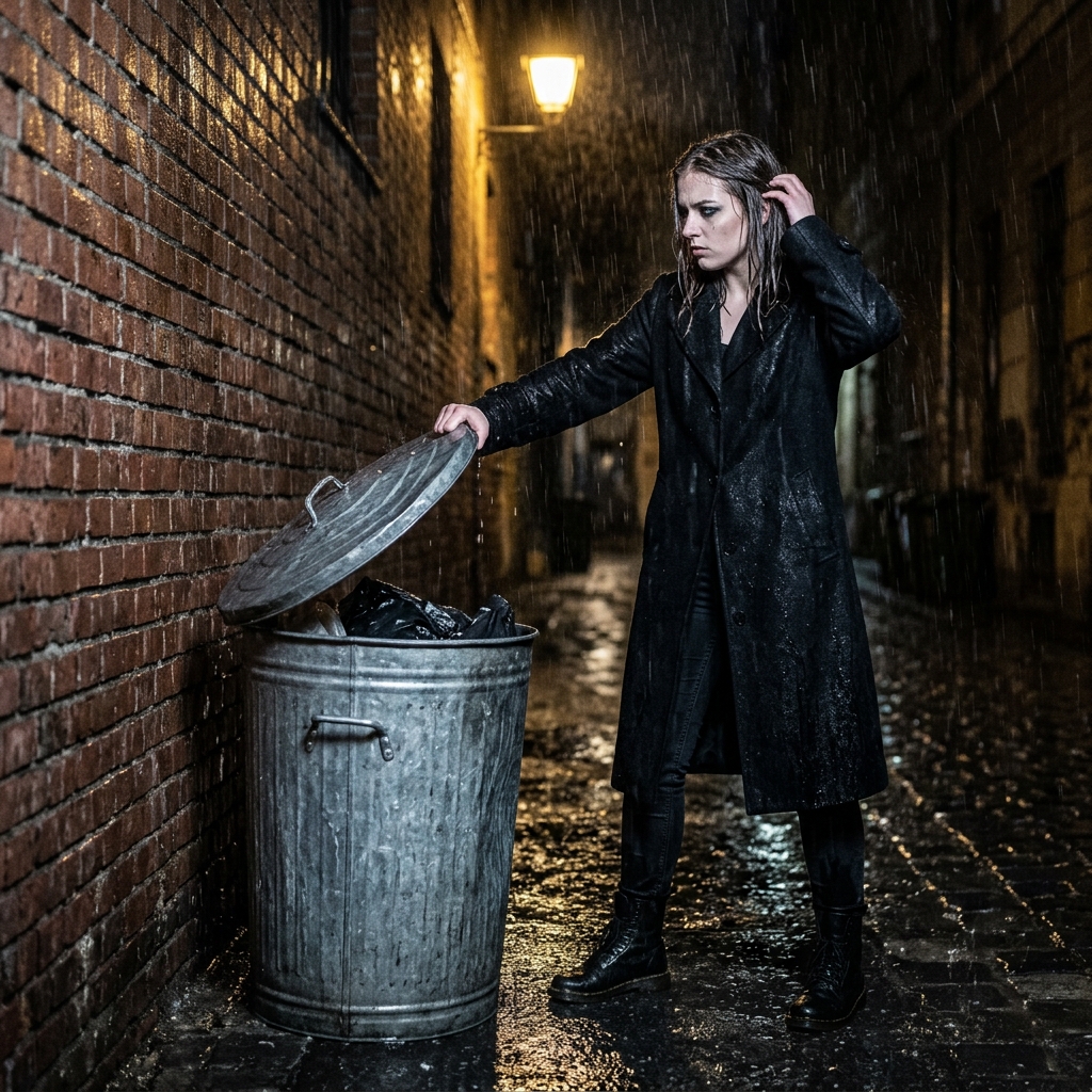 **„A saját ikerlányait a kukába dobta… de a sorsnak más tervei voltak.”** Aznap este… senki sem látott semmit.  Eső. Dübörgés. Egy teljesen üres utca.  És egy anya… sétál két babájával a karjában.  Hidegen nézett.  Eltökélt volt.  „Így a legjobb…” – suttogta, mintha megpróbálná meggyőzni magát.  Megállt egy szemetes előtt.  Kinyitotta.  És gondolkodás nélkül…  beledobta őket.  Mintha értéktelenek lennének.  Becsukta a fedelét.  És elment.  Hátranézés nélkül.  A mennydörgés dübörgött.  A szél erősen fújt.  De a kukában…  két halk sikoly hallatszott.  Gyenge. Törékeny.  Kétségbeesett.  És éppen amikor minden elveszettnek tűnt… valaki közeledett. Egy nő.  Senki sem bízott benne. A szemét között élt.  Mindenki kerülte.  De azon az estén…  ő volt az egyetlen, aki figyelt.  Felemelte a fedelet…  és amit talált, elállt a lélegzete.  „A lányaim…” – suttogta.  De a történet ezzel nem ér véget… Mert ami ezután történt…  senki sem gondolta volna.  És évekkel később… ez a két lány úgy megváltoztatta a sorsát, hogy mindenkit sokkolt.  Folytatás a hozzászólásokban.