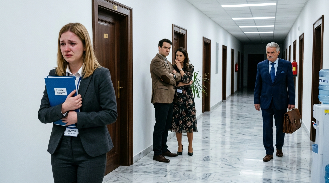 A férjem vigyorgott rám a bíróság folyosóján, mert egyedül álltam ott – se ügyvéd, se tartalék. Nem vette észre, hogy ki fog átmenni az ajtókon. Aznap reggel zsúfolt volt a folyosó. A sarkok éles visszhangja a márványon úgy hangzott, mint egy visszaszámlálás a házasságom hivatalos végére.