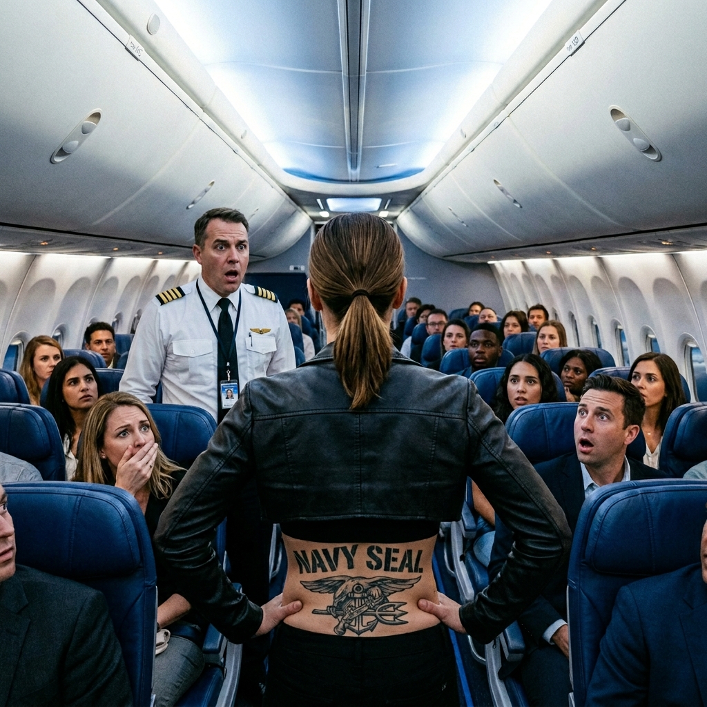 A repülőgépen minden készen állt a felszállásra, ám néhány másodperccel később történt valami, ami az egész személyzetet megdöbbentette.  A repülőgépen minden készen állt a felszállásra. Az utasok a helyükön ültek, a felső csomagtartók zárva voltak, a biztonsági tájékoztató befejeződött, és már hallatszott a hajtóművek halk zúgása.  Az első osztály utasai nyugodtan beszélgettek, miközben a repülőtéri személyzet elvégezte az utolsó ellenőrzéseket, amikor hirtelen feszült helyzet alakult ki az első osztály folyosóján.  A pilóta szigorú tekintettel odalépett egy fiatal nőhöz, aki az ablak mellett ült. Fekete bőrdzsekit viselt, magabiztosnak tűnt, de a szemében mély csend tükröződött.  — Asszonyom — mondta élesen a pilóta — kérem, hagyja el a helyét. Át kell ülnie a turistaosztályra.  Az emberek zavartan néztek egymásra. Mindenki tudta, hogy felszállás előtt ritkán történik üléscsere, különösen az első osztályon. A nő lassan felállt.  — Megtudhatnám az okát? — kérdezte nyugodtan.  A pilóta röviden válaszolt:😨😨  — A megjelenése és az öltözete nem felel meg az első osztály követelményeinek. Emellett olyan információt kaptunk, hogy a jegyét esetleg tévedésből állították ki ide.  Csend telepedett a repülőgépre. Mindenki döbbenten nézett körbe.  Hosszú türelem után a nő végül megfordult, és amikor a pilóta meglátta a hátán lévő tetoválást, döbbenten megdermedt, mert az, amit ez a tetoválás felfedett, minden jelenlévőt ámulatba ejtett.  A folytatást az első hozzászólásban olvashatják. 👇👇👇