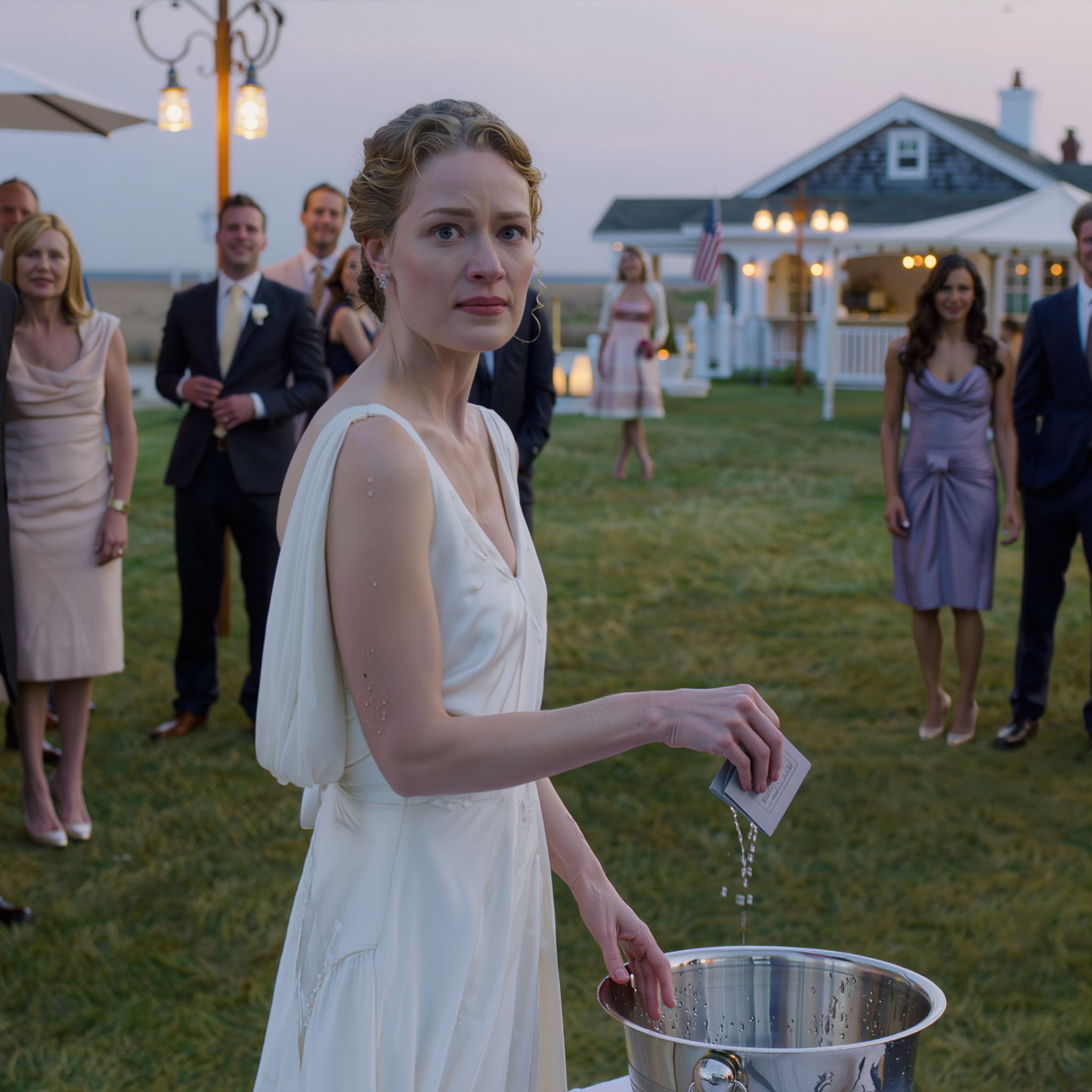 Az esküvőmön nagyapa adott nekem egy régi betétkönyvet. Apa vigyorogva beledobta a jégvödörbe. „Ez a betétkönyv egy szemét.” Nem vitatkoztam, kimentem. De azért elmentem a bankba. A pénztáros rápillantott, majd elsápadt, és lehalkította a hangját: „Asszonyom… kérem, ne menjen el.”  A fogadás egy fehér sátor alatt zajlott egy newporti gyepen, a fényfüzérek úgy világítottak, mintha bármit meg tudnának lágyítani. Sós levegő áradt be a víz felől. A bárpult közelében már papírtányérok sorakoztak egy fólia partitálca mellett – garnélarák-koktél citromgerezdekkel díszítve, mintha valaki gyorsan elszaladt volna egy nagyáruházba, és elegánsnak nevezte volna.  Apám imádta az ilyen szobákat. Úgy közlekedett a vendégek között, ahogy az adománygyűjtő vacsorákon – mosolygott, kezet rázott, elismerést kért, mintha ez a dekoráció része lenne.  Samuel nagyapa csendben maradt a szélén, úgy figyelt, mintha régen megtanulta volna, hogy ne versenyezzen apám szereplésének vágyával. Közvetlenül a beszédek előtt nagyapa félrehívott az ajándékasztalhoz, és valamit a tenyerembe nyomott. Egy régi betétkönyvet. Kopott borító. Kifakult bélyeg. Olyasmit, amilyet egy fiók mélyén talál az ember, nem egy esküvőn.  – Tartsd kéznél – mormolta. – Bármit is mond bárki.  Még csak meg sem kérdezhettem, hogy miért. Apám abban a pillanatban észrevette, amint gazdát cserélt. Mosolya megfeszült, olyan módon, ami mindenki mással szemben barátságosnak, velem szemben pedig élesnek tűnt.  Percekkel később átvette a mikrofont. – Gyors koccintás – mondta, és a zene elhalkult. Poharak emelkedtek. Telefonok billentek a színpad felé.  Két ujja közé tartotta a betétkönyvet, mintha valami kellék lenne.  – Nagyapa hozott egy kis… ajándékot – nevetett.  Néhányan kuncogtak, megkönnyebbülten, hogy tudták, mit kell tenniük a teremnek.  Aztán odament a bárpulthoz, és beledobta a pezsgősvödörbe, mintha semmi sem lett volna. A borító eltűnt az olvadó jég alatt, buborékok csúsztak rajta, mintha soha nem számított volna. – Ez a betétkönyv egy szemét – jelentette be, és a mikrofonba mosolygott.  A tömeg nevetett – mert nevetni könnyebb, mint kilógni a sorból. A férjem mellém állt, készen arra, hogy felálljon. Egyetlen apró fejrázással leállítottam. Nem akartam apámnak nagy jelenetet okozni. Szóval kimentem. Elhaladtam a táncparkett mellett. Elhaladtam a vendégkönyv mellett. Elhaladtam a parkolóőrök sora mellett, ahol az autók várakoztak a járdaszegélyen, mintha a világ nem most dőlt volna fel. Beszálltam az autómba, és elhajtottam. Aznap este a betétkönyv egy cipzáras zacskóban hevert a konyhapultomon, lapjai eltorzultak és nedvesek voltak. Papírtörlőt terítettem rá, ahogy letakarsz valamit, amiről még mindig hiszel abban, hogy megmenthető. A tinta elmosódott volt, de nem törölték le. Még mindig számok voltak rajta. Még mindig dátumok. Még mindig valami, amit apám soha nem vett igénybe, hogy elolvasson. Hétfő reggel a zacskóval az anyósülésen behajtottam Boston belvárosába. Az autópályán a forgalom lassan felgyorsult. A kávém kihűlt a pohártartóban. Folyton azt mondogattam magamnak, hogy túl drámai vagyok – hogy a pénztáros vállat von, a képernyőn nulla lesz, és én csak zavarban fogok hazamenni.  A bank előcsarnokában csiszolt kő és csendes pénz illata terjengett. Egy biztonsági kártya megcsillant a fényben, miközben egy őr bólintott, hogy beengedjen. Valahol mögöttem egy lift csilingelt – élénken, hétköznapilag, szinte vidáman.  Odaléptem a pulthoz, és előrecsúsztattam a táskát.  „Ellenőriznem kell az egyenlegét” – mondtam. „A nagyapámé volt.” A pénztáros úgy írta be a számlaszámot, mintha hibaüzenetet várt volna. Vagy egy lezárt számlát. Vagy megerősítést, hogy apámnak igaza volt. Ehelyett megdermedt. Ujjai a billentyűzet felett lebegtek. Pislogott, közelebb hajolt, és kifutott a vér az arcából. „Asszonyom” – suttogta, lehalkítva a hangját. „Kérem, ne menjen el.” Összeszorult a mellkasom. „Valami baj van?” Nyelt, és eltűnt egy „Csak alkalmazottaknak” feliratú ajtó mögött. Amikor visszatért, nem volt egyedül. Egy fiókvezető közeledett feszült, professzionális mosollyal. Mögötte egy szabott öltönyös férfi jött – túl nyugodt volt a szokásos banki ügyintézéshez.  Nem nézték meg a kabátomat. Nem nézték meg a gyűrűmet. A takarékbetétkönyvet nézték. Egy nehéz ajtó kattanva nyílt ki a pult mögött, és a hang hatott rám – mintha a világ épp most váltott volna át „előszobából” „trezorba”. Az öltönyös férfi ismét a képernyőre pillantott, majd a táskában lévő nedves takarékbetétkönyvre. Hangja lágyabb, óvatosabb lett. „Miss Mercer… eljönne velünk egy pillanatra?” Követtem őket a matt üveg mellett, egy biztonsági billentyűzet mellett, majd a „Csak alkalmazottaknak” tábla mellett, ami hirtelen szegélynek tűnt. És egész idő alatt egy gondolat motoszkált a fejemben: ha ez tényleg szemét… miért néz ki itt mindenki úgy, mintha erre várt volna?