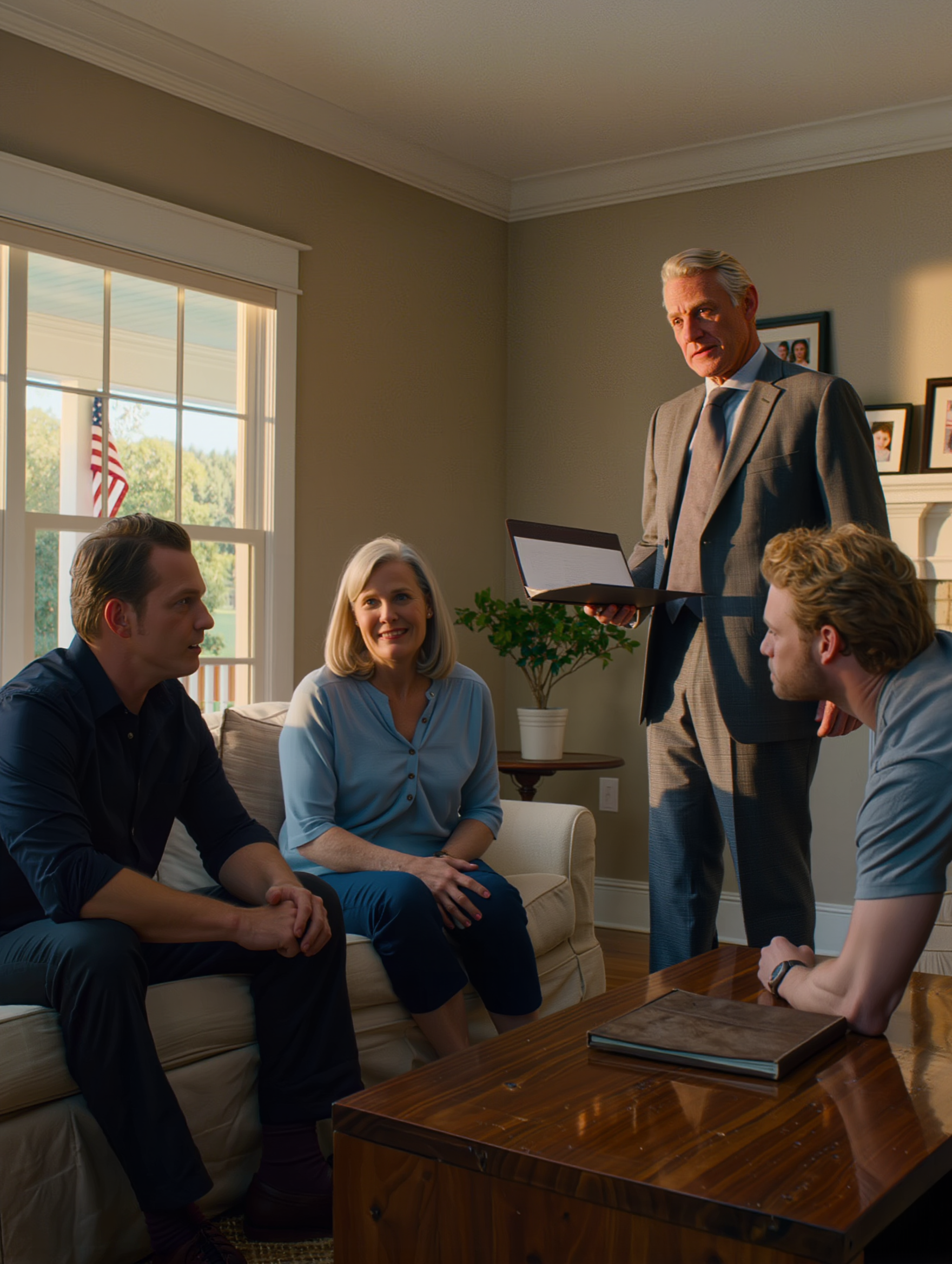 Apám temetése után a sógorom közömbösen kijelentette: „Az összes részvény és a 3 millió dolláros örökség a feleségemet illeti – a legidősebb lányt.” Az ügyvéddel egymásra néztünk, és hangosan felnevettünk. És ekkor kezdődött minden.  Nem is rajta nevetettünk. Hanem a bizonyosságon. Azon a fajta nevetésen, ami akkor bukkan fel, amikor valaki megpróbál egy családi mítoszt törvénnyé alakítani. Visszamentünk anyám kétszintes lakásába egy zsákutca végén, ahol a postaládák mind egyformák, és a szomszédok kérdés nélkül hagynak ételt. A megemlékezések a bejárati asztalon álltak egy tál borsmentacukor mellett. Részvétnyilvánító kártyák borították a konyhapultot, papírtányérok és fóliaformák közé szorulva, filccel felírva – vezetéknevek, dátumok, kis szívek. A kávéfőző folyamatosan kattogott, mintha nem tudná, hogyan ne legyen hasznos.  A kandallópárkányon ott volt a díszőrség összehajtott zászlaja, háromszög alakú tokjában lezárva – tökéletes sarkokkal, tökéletesen mozdulatlanul –, pont ott, ahol apám minden este letette a kulcsait. Anyám nem mozdította el. A keze néha a közelében lebegett, mintha az érintése valósággá tenné a napot.  Kelly apa foteljében ült, keresztbe tett bokával, kissé felemelt állal, mintha a gyász már átcsapott volna a birtoklásba. A férje mögötte állt, keresztbe font karral, azzal a takaros magabiztossággal, ami a férfiakra jellemző, amikor azt hiszik, hogy a világ a „józan ész” alapján működik.  „Tartsuk egyszerűen” – mondta. „A legidősebb lány mindent kap. Részvényeket, készpénzt, mindent. Így működik.” Az ügyvéd – Mr. Keene – nem reagált a hangnemre. Letett egy barna mappát az étkezőasztalra, elővett egy sárga jegyzettömböt, és óvatos, biztos kézzel letette a halotti anyakönyvi kivonat két hitelesített másolatát. „Ez nem így működik” – mondta nyugodtan, mint egy metronóm.  A sógorom vigyorgott. „Szóval azt mondod, hogy a legidősebb gyermeke semmit sem kap?” Mielőtt Kelly megszólalt volna, megszólaltam. „Azt mondom, találgatsz.” Mr. Keene rám pillantott – csendes megerősítésként –, majd lapozott a mappában.  „Apád részvényei nem személyes számlán vannak” – mondta. „Egy vagyonkezelői alapban vannak.” „Egy vagyonkezelői alapban?” – ismételte meg a sógorom, mintha a szó csak egy trükk lenne. Mr. Keene mindenesetre felírta a jegyzettömbbe: WATSON CSALÁDI VAGYONKEZELŐALAP. „A vagyonkezelői alapnak van egy vagyonkezelője” – folytatta –, „és a hagyatéknak van egy végrendeleti végrehajtója. Ezek a szerepek fontosabbak, mint bárki véleménye ebben a szobában.” Kelly kiegyenesedett. Férje válla megemelkedett, készen arra, hogy mindkettőt igényelje. Mr. Keene nem hagyta. „A vagyonkezelő John Watson” – mondta, felém biccentve. „És a végrendeleti végrehajtó is John Watson.” Egész délután először Kelly arca megszűnt viselkedni. Egy pislogás. Egy apró szünet. Mintha a szoba egy fél hüvelykkel elmozdult volna a széke alatt. „Ez lehetetlen” – mondta gyorsan a férje. „Ő a legidősebb lány.” Mr. Keene nem vitatkozott a „lánya” szóval. Egyszerűen csak átcsúsztatott egy hitelesített okiratot az asztalon. Megyei pecsét. Dombornyomott bélyegző. Az a fajta papír, amelyik nem törődik az érzésekkel.  Aztán egy második dokumentumot tett mellé – régebbi, vékonyabb, más címsorral. Kelly előrehajolt, és szeme összeszűkült. „Mi ez?” Mr. Keene hangja szelíd maradt. „Ezért nevettünk.” Kihúzott egy lapot magából a végrendeletből, és megfordította, hogy mindenki el tudja olvasni a tetején lévő címet. NYILATKOZAT KELLYRŐL Kelly tekintete gyorsan mozgott – első sor, majd a következő –, majd visszaugrott az elsőre, mintha az agya nem akarná elfogadni azt, amit a szeme már tudott. A férje a lap után nyúlt. Mr. Keene két ujjal a papíron megállította, nem agresszívan, csak határozottan. „Van egy levél is” – mondta, és a mappában lévő lezárt borítékra biccentett. „Apád kérte, hogy az irodámban bontsák fel.” A borítékon csak két szó állt. Kellynek. És alatta… egy randi.  Kelly úgy bámulta a randit, mintha tükör lenne. Anya bögréje remegett a csészealjnak. És rájöttem, hogy a történet hangos része véget ért. Az a rész, amire apám készült… csak most kezdődött.