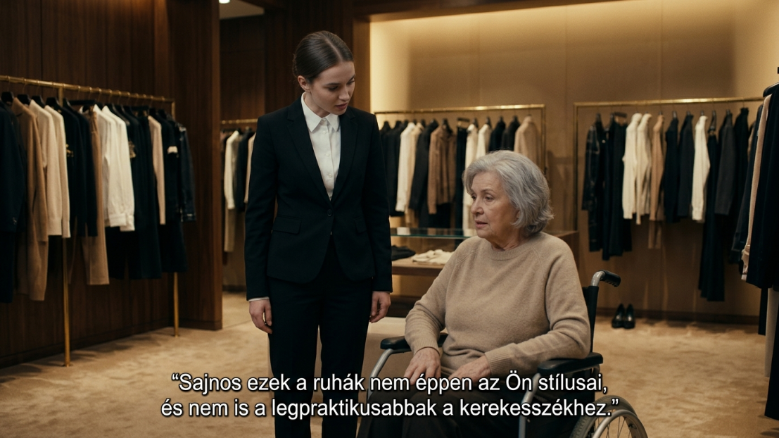 MEGSZEGYENÍTETTEM ÉS MEGLÖKÖDTEM EGY SZEGÉNY HÖLGYET, DE NEM TUDTAM, HOGY Ő ANNAK A TULAJDONOSNAK AZ ANYJA, AHOL DOLGOZIK.