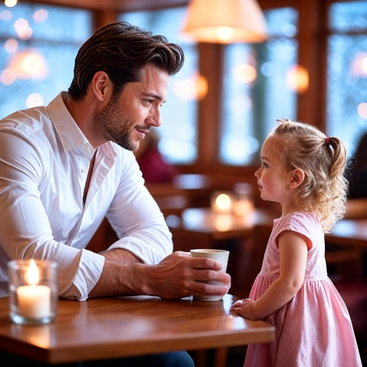 Az este annyi ígérettel indult. Jack Brennan egy sarokasztalnál ült a Bellamse-ban, a város egyik legszebb éttermében, és 10 percen belül harmadszor bámulta az óráját. 7:45. A vakrandija már 45 percet késett. A nővére, Rachel szervezte, aki ragaszkodott hozzá, hogy a jógaóráról jött barátja tökéletes lenne számára.  – Kedves, okos, átélt már néhány dolgot, de fantasztikus. Jack, csak adj neki egy esélyt – könyörgött neki Rachel.  36 évesen Jack feladta az ötletet, hogy találjon valakit. Életét a Brennan Technologies vezérigazgatójaként végzett munkája emésztette fel, a szoftvercégéé, amelyet az apja alapított, és amelyet Jack egy több millió dolláros vállalattá tett. A kapcsolatok mindig a negyedéves jelentések és a termékbemutatók hátterében álltak. De az utóbbi időben az üres ház, ahová minden este bejött, már kevésbé tűnt menedéknek, és inkább börtönnek.  Így hát beleegyeztem a vakrandiba. Felvette a legjobb fehér ingét, 15 perccel korábban érkezett, rendelt egy italt, és várt, és várt. Ahogy teltek a percek, Jack kezdte bután érezni magát. Ott hagytam. Elmentem mellette. Csak ki kellene fizetnie az italát, és elmenni. Megmenteni, ami még a péntek estéjéből megmaradt. Épp integetni akart a pincérnek a számláért, amikor egy halk hangot hallott.  – Elnézést, maga Jack?  Lenézett, és egy kislányt talált az asztala mellett állni. Nem lehettem több négy évesnél. Szőke haja kis lófarokba volt fogva, és rózsaszín ruhája volt, amin egy kis folt volt az alján. Komoly kék szemekkel néztem rá.  Jack meglepetten pislogott.  – Én… Igen, én Jack vagyok.  A kislány ünnepélyesen bólintott.  – Anyukám azt mondja, nagyon sajnálja, hogy elkésett. Dolgoznia kellett. Aztán a bébiszitter nem jött el, és megpróbálta lemondani. De te nem vetted fel a telefont. Mindezt egyszerre mondta, mintha gyakorolná. Jack érezte, hogy rezeg a telefonja a zsebében, és elővette, hogy megnézze a három nem fogadott hívást és a számos SMS-t. Elnémította, amikor megérkezett az étterembe.  – Ó – mondta, miközben az üzeneteket nézte –. Mindegyik ismeretlen számról jött.  – Nagyon sajnálom a késést. Vészhelyzet a munkahelyemen. – Elküldve 6:30-kor.  – A bébiszitter lemondta. Próbálok mást találni. – Elküldve 7:15-kor.  – Nem találok senkit. El kell vinnem a lányomat. Megértem, ha át akarod ütemezni. – Elküldve 7:30-kor.  – Kint vagyok Lilyvel. Most indulunk. Bocsánat, hogy hagytam, hogy elrontsd az estédet. – Az utolsó üzenetet 2 perce küldték el.  Jack visszajött, hogy megnézze a lányt, Lilyt. – Úgy tűnik, anyukád itt van. Kint van. Azt mondta, hogy nem illik egy lányt egy flancos felnőttrandira vinni. És holnap fel akartalak hívni, hogy bocsánatot kérjek.  Lily beütötte a fejét.  —De találkozni akartam vele. A te… 👇 Olvasd el a teljes történetet az első kommentben!