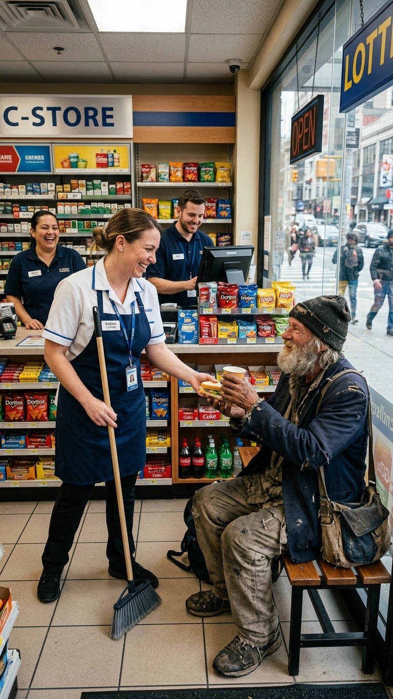 Egy milliomos koldusnak adta ki magát, hogy próbára tegye alkalmazottait, és amit talált, sokkolta. 1. RÉSZ Alejandro Cardenas volt Mexikó legbefolyásosabb embere a kiskereskedelmi szektorban. 55 évesen az “El Sol” szupermarketláncot irányította, amely Monterreytől Mexikóvárosig uralta az országot. Rettegett milliomos volt, a számok embere, aki minden beosztottjától abszolút tökéletességet követelt. Öltönyei egyedi készítésűek voltak, cipői Európából importáltak, órája pedig többet ért, mint amennyit alkalmazottai többsége egy élet alatt keresne. Azonban azon a héten a tömör mahagóni titkárnőjéről szóló kiterjedt jelentések nem hoztak neki nyugalmat. Az eladások rekordokat döntöttek, a nyereség csillagászati ​​volt, de az ügyfélpanaszok riasztóan megsokszorozódtak. Több fiókban frízről, megvetésről és embertelen kiszolgálásról beszéltek. Alejandro erőszakkal bezárta a dossziét, a hang visszhangzott hatalmas irodájában. Túl jól tudta, hogy a számok hazudhatnak a vezetők védelme érdekében, de az emberek nem tették.  Másnap reggel drasztikus és példa nélküli döntést hozott. Nem hívta a személyi sofőrjét, nem vette fel a szokásos selyemöltönyét, és a svájci órát is a fiókban hagyta. Ehelyett a házvezetőnője régi ruhákat talált, amiket adományozásra félretett: szakadt farmert, egy kifakult inget és egy kopott, poros kabátot. Megigazította a szakállát, befestette az arcát egy kis ősz festékkel, és felvett egy elnyűtt csizmát. A teljes alakos tükörbe nézve a mindenható Alejandro Cárdenas teljesen eltűnt. Helyette csak egy újabb láthatatlan férfi volt, egy koldus, aki a túlélésért küzd a mexikói főváros könyörtelen és zajos utcáin.  A Polanco fiókot választottad, a város legluxusabb és legnyüzsgőbb üzletét. A hatalmas szupermarketbe belépve a hideg légkondicionáló éles ellentétben állt az utca fullasztó hőségével. Azonnal undorral és undorral teli tekintetek zúdultak rá, mint a kősziklák. A vásárlók látszólag eltávolodtak, egymásnak suttogva. Lassú léptekkel a kiszolgálópulthoz sétált. „Jó reggelt, kis hölgyem, felvesznek?”, kérdezte szándékosan üvöltő hangon. A fiatal nő, aki a mobiltelefonját nézegette, alig nézett fel. „Az önéletrajzot kiküldték az internetre. Takarodj, zavarod a vendégeket” – válaszolta megvető hangon. Megpróbálta elmagyarázni, hogy nincs módja csatlakozni az internethez, de a nő egyszerűen hátat fordított neki, és frusztráltan felsóhajtott. A mellkasán érzett szorítás nem düh volt, hanem mély és metsző csalódás. Végigsétált a folyosón a pékség felé, ahol friss péksütemények és tortillák illata terjengett a levegőben. Csak kenyeret kért, megígérve, hogy fizet, amint kap munkát. A részleg vezetője, egy Roberto nevű impozáns férfi, agresszívan közeledett, egy bevásárlókocsit tolva. „Ez itt nem jótékonyság, te idióta!” Utca! – kiáltotta Roberto hangosan, miközben néhány alkalmazott nevette a megalázó jelenetet.  Alejandro szárazon nyelte. A megaláztatás nyers és valódi volt. Legyőzve készült távozni, amikor egy gyengéd kéz finoman megérintette a bal karját. Carmen volt az, egy alázatos takarítónő, kopott egyenruhában, fehérítőfoltokkal a nadrágján, és mély, hihetetlenül fáradt tekintettel. „Beírhatod a számlámra, Roberto” – mondta határozott hangon, miközben átnyújtott néhány megszámolt érmét. Átadta a még meleg kenyeret Alejandrónak, és suttogta: „Senki a világon nem érdemli meg, hogy éhezzen.” Egyél, kérlek.” A milliomos egy őszinte emberség sokkját érezte, ami azonnal megbénította. Remegő hangon megköszönte, és a kíváncsiságtól vezérelve úgy döntött, hogy diszkréten követi a szünetében. Nézd, ahogy Carmen több mint a saját ebédjének felét egy apró szalvétába csomagolja, és gyorsan kilép a bolt hátsó ajtaján, az élelmiszerbolt parkolójának egy koszos, elszigetelt sikátorába. Alejandro egy hatalmas szállító teherautó mögé bújva figyelte. Ott, régi faraklapokon ült egy nagyon törékeny öregember. Carmen letérdelt, és hatalmas szeretettel nyújtotta át neki az ételét. „Egyél, apa.” „Már bent ebédeltem, tele vagyok” – hazudta szomorú, de védelmező mosollyal. Alejandro szíve összeszorult, amikor rájött az áldozatra. De hirtelen a nehéz hátsó ajtó fémes erővel kinyílt. Roberto, a felügyelő volt az, vörös arccal a tiszta dühtől és undortól. „Tudtam, hogy időt és ételt lopsz, hogy ezzel a szeméttel etesd a boltomat!” – kiáltotta Roberto. A felügyelő indokolatlan dührohamában belerúgott a dobozba, amiben az idősek étele pihent, és szétterítette a piszkos akváriumon. Az öregember rémülten összerezzent, Carmen pedig kétségbeesetten felsikoltott. Roberto felemelte a kezét, azzal fenyegetőzött, hogy erőszakkal megtámadja őket, Alejandro pedig, aki felháborodástól fortyogott a rejtekhelyén, határozott lépést tett előre. El sem hitted, mi fog történni…  2. RÉSZ „Ne merd hozzányúlni!” – visszhangzott Alejandro hangja erőszakosan a sikátorban.  A 2. rész a hozzászólásokban található 👇