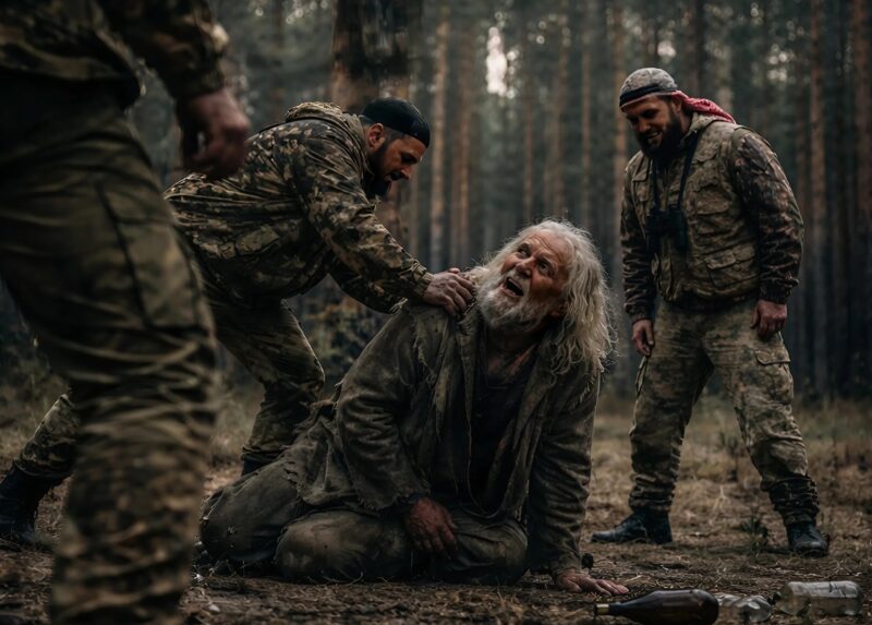 Részeg vadászok gúnyolódtak egy szegény öreg erdészen, arra kérve, hogy mutassa meg nekik a legjobb vadászhelyeket: az öregember sírt és könyörgött nekik, hogy hagyják békén 😢