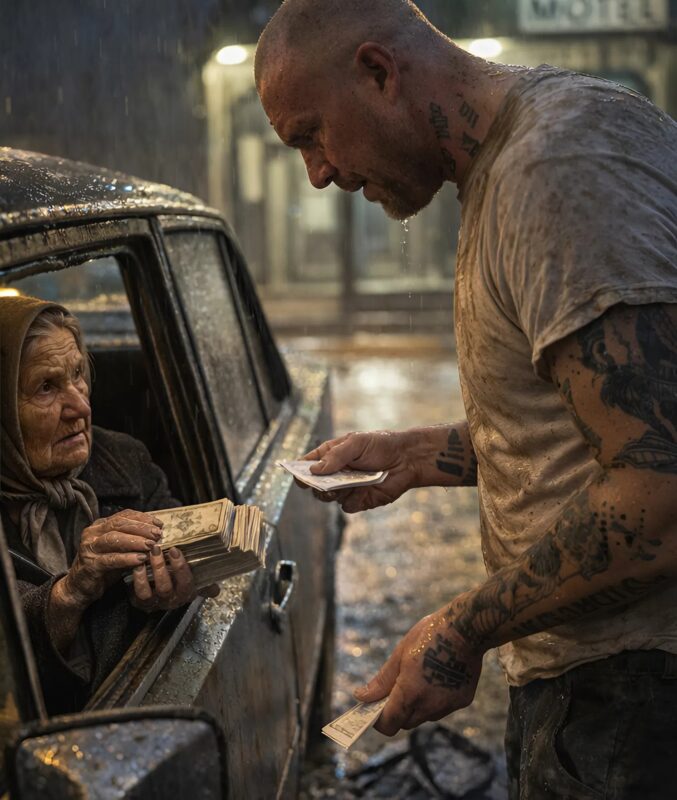 Egy idős asszony megmentett egy volt foglyot a zuhogó esőben anélkül, hogy sejtette volna, mi fog történni vele fél óra múlva 😱😲