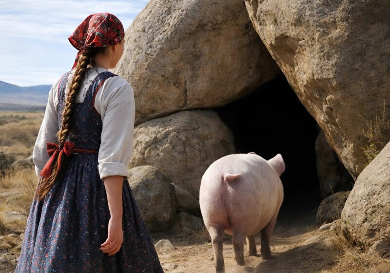 Egy gazda lánya úgy döntött, hogy követi a disznót, amelyik mostanában furcsán viselkedett: az állat egy régi sziklához vezette, és hevesen ásni kezdte a földet 😱 Amit a lány ott talált, az megdöbbentette az egész várost. 😨