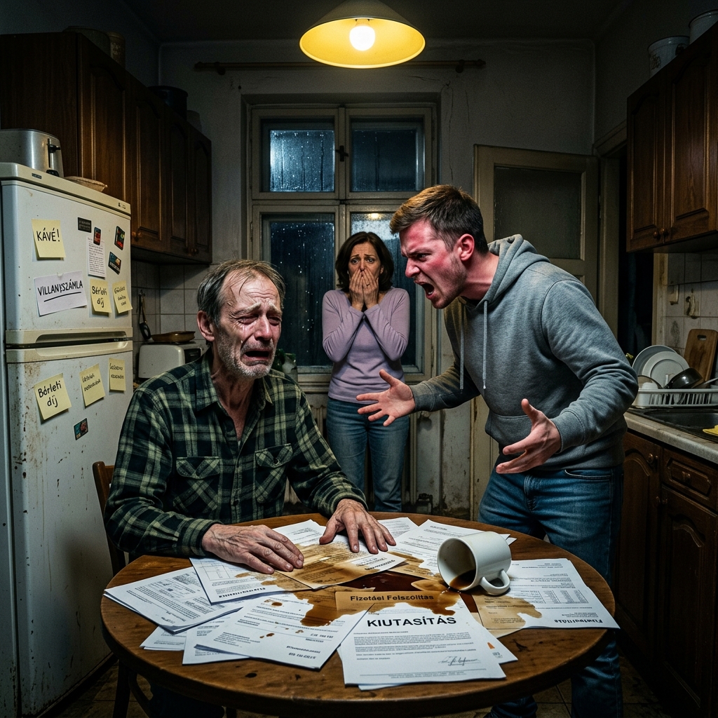 Nyugdíjas tengerészgyalogos voltam, aki túlélt két háborút – de azon az éjszakán, amikor nem voltam hajlandó átadni a nyugdíjamat, a fiam megütött, a földre rúgott, és bezárt a fészerbe… Fogalma sem volt, hogy már megváltoztattam a kedvezményezettet…  Daniel Mercer vagyok, és évekig az emberek azt hitték, hogy a legnehezebb dolog, amit valaha túléltem, a háború volt.  Nyugdíjas tengerészgyalogos voltam. Átéltem Falludzsát, Kandahárt és a mindkettőt követő temetéseket. Többször lőttek rám, repítettek a lábamról, és varrtak össze újra, mint amennyit be akartam vallani. De mindez nem készített fel arra az éjszakára, amikor a saját fiam állt a konyhámban, a szemembe nézett, és követelte, hogy adjam át a nyugdíjamat.  – Csak írd alá, apa – mondta Ethan, miközben átcsúsztatta a papírokat az asztalon. A hangja nyugodt volt, túl nyugodt. – Nincs szükséged arra a pénzre. Mi gondoskodunk rólad.  Nem nyúltam a tollhoz.  A konyhában odaégett kávé és eső szaga áradt a mosogató feletti repedt ablakon keresztül. Nicole, a felesége, az ajtóban állt, és úgy tett, mintha nem lenne köze hozzá, karjait szorosan keresztbe fonta. Nem nézett rám.  „Már a ház számláinak felét én fizetem” – mondtam. „És még mindig az én nevem szerepel a tulajdoni lapon.”  Ethan állkapcsa megfeszült. „Az a ház lefoglalás alatt állna, ha nem avatkozom közbe.”  Hazugság volt. Három hónappal korábban furcsa kifizetéseket észleltem a számlámon, és bontatlan banki értesítéseket találtam Nicole táskájában elrejtve. Két héttel később egy VA ellátásokkal foglalkozó tisztviselő hívott, hogy megerősítse azokat a változtatásokat, amelyeket soha nem engedélyeztem. Ekkor találkoztam Grace Holloway-jal, egy belvárosi ügyvéddel, és csendben megváltoztattam a kedvezményezettemet. A nyugdíjam haláleseti ellátása, az életbiztosításom és a megtakarításaim már nem Ethanhez kerültek. Ezeket egy védett vagyonkezelői alapba helyezték az unokám, Lily számára, aki az egyetlen ember volt abban a házban, aki még mindig úgy ölelt, mintha számítanék.  Ethan ezt nem tudta.  Visszatoltam felé a papírokat. „Nem.”  Ekkor valami megváltozott az arcán. Nem egészen harag. Valami hidegebb. Mintha már nem érdekelte volna, hogy látom-e az alatta lévő férfit.  „Önző vagy” – csattant fel Nicole. „Mindazok után, amit tettünk.”  Egyszer felnevettem. Ez volt a hibám.  Ethan olyan erősen ütött meg, hogy a székem oldalra csúszott. A fejem nekicsapódott a szekrénynek. Mielőtt felfogtam volna, mi történt, vérízt éreztem. Megragadta az ingemet, félig kirángatott a székből, és öklével a bordáimba vágott. Aztán jött a rúgás, keményen és gyorsan, a padlóra döntve.  Hallottam, hogy Nicole azt mondja: „Állj meg – Ethan, állj meg”, de nem mozdult.  Felettem állt, ahogy zihál. „Azt hiszed, könyörögni tudsz velem?”  Megpróbáltam felkelni. Újra belém rúgott.  A következő dolog, amire emlékszem, az volt, hogy az esőben húzott be a hátsó ajtón, a csizmáim sárban súrolódtak, a vállam sikoltott. Felrántotta a ház mögötti régi szerszámoskamrát, és bedobott a benzineskannák, rozsdás gereblyék és egy törött fűnyíró közé.  Aztán becsapta az ajtót, és bezárta.  A fán keresztül hallottam, ahogy halkan és dühösen azt mondja: „Reggelre aláírod. Vagy mindenkinek elmondom, hogy az öregember elesett és megint összezavarodott.”  Ott ültem a sötétben, vérzve és remegve, hallgattam, ahogy a fiam elmegy.  Aztán egy második hangot hallottam a kamra ablakán kívül.  Nicole suttogását.  „Ethan” – mondta remegő hangon –, „mi van, ha már elmondta valakinek?”  …Folytatás a Hozzászólások részben 👇