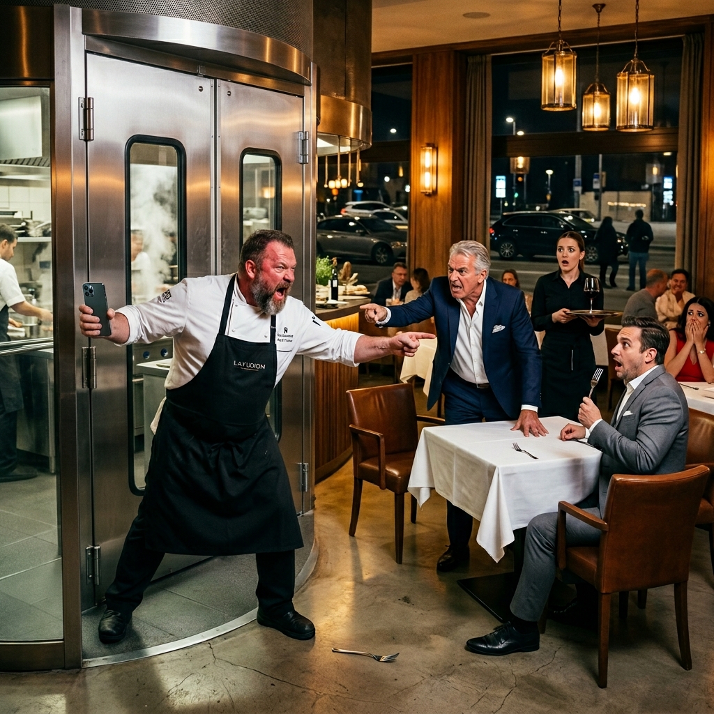 Családom éttermének megnyitóján, miután három éven át tizenhat órás munkanapokon dolgoztam az étlap összeállításán és a konyha betanításán, apám a szemembe nézett, és azt mondta, maradjak rejtőzve hátul, amíg a nővérem learatja az érdemet a befektetők előtt – így csendben kioldottam a kötényemet, kimentem a hátsó ajtón, és elhajtottam… De tíz perccel később megszólalt a telefonom, és a helyettes séfem közölte, hogy a vezető befektető felállt az étkezőben, bejelentette, hogy a séf, akit finanszírozni jött, felmondott, majd apám előtt tett valamit, ami az egész estét nyilvános katasztrófává változtatta…  „Maradj a konyhában. A nővéred ma este szórakoztatja a VIP-befektetőket.”  Apám nem emelte fel a hangját, amikor ezt mondta. Nem is kellett volna. Hangja olyan éles, tiszta bizonyosságot érzett, mint egy séf kése, amely a húson siklik – pontos, kontrollált, nem hagyva teret a vitának.  A rozsdamentes acél előkészítőpult közelében álltam, a kezem liszttel volt behintve, miután az utolsó adag házilag készített briós zsemléket formáztam. A lengőajtók mögötti étkező energiától zümmögött: nevetés, poharak csilingelése, azoknak az embereknek a halk moraja, akik azt hitték, hogy valami különlegesnek a szemtanúi lesznek.  A Bennett’s Steakhouse nagyszabású újranyitása.  Vagyis inkább annak a nagyszabású újranyitása, ami egykor Bennett’s Steakhouse volt – mielőtt három évet töltöttem azzal, hogy darabonként szétszedjem és valami figyelemre méltóvá építettem újra.  Három év tizenhat órás munkanapokkal. Három év kísérletezéssel, kudarccal, késő éjszakákkal, odaégett szószokkal és kimerült szakácsokkal, akik a hűtőkamrának görnyedtek.  Három év az életemből.  És mégis itt álltam a konyhában, mint egy szellem, egy olyan helyen, amit én építettem.  Claire Bennett a nevem, és életem nagy részében elfogadtam, hogy apám világa két térre oszlik: a színpadra és a színfalak mögé.  Az étkező volt a színpad. Síkolt padló, lágy világítás, mosolygós házigazdák, kecsesen sikló pincérek az asztalok között.  A konyha volt a kulisszák mögötti rész. Hangos, kaotikus, olyan forró, hogy izzadság csorgott végig az ember gerincén. Itt zajlott az igazi munka.  De ma este valami más volt.  Ma este a színpad tele volt befektetőkkel.  És apám szemében úgy tűnt, hogy én nem tartoztam a közelükbe.  A konyhaajtó kis ablakán keresztül láttam Vanessát.  👇👇👇