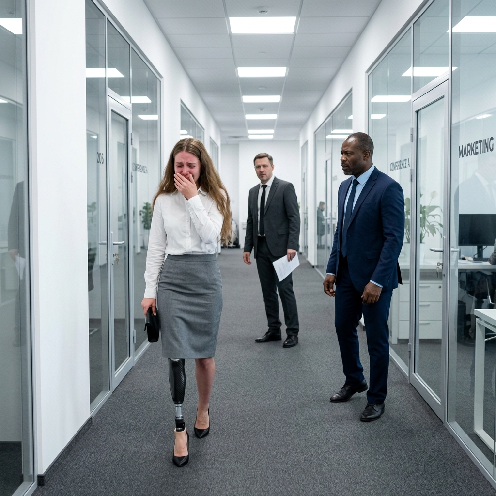 Meglöktem és azt mondtam egy szegény, fogyatékkal élő alkalmazottnak, hogy robotzsaru.