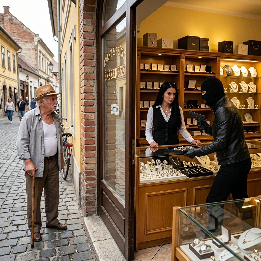 Az eladónő FIGYELMEZTETI A BŰNÖZŐKET, HOGY RABLJON RABBA EGY IDŐS EMBERT 😱