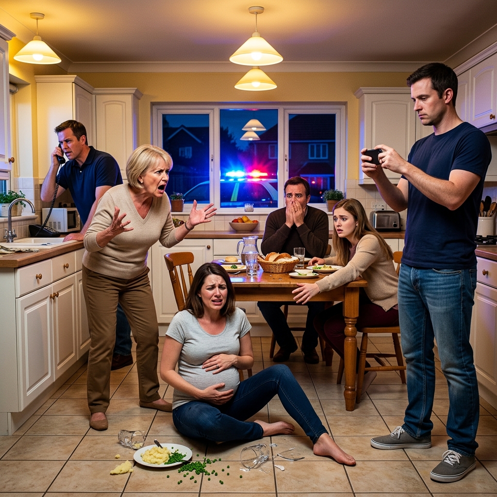 Harminckét hetes terhesen voltam, amikor az anyósom egy vasárnapi vacsora körüli vitát elképzelhetetlenné változtatott – egyetlen erőszakos rúgástól a konyha padlójára rogytam, miközben megpróbált engem hibáztatni a „provokációért”, és a szoba megtelt vérrel, pánikkal és azzal a szörnyű felismeréssel, hogy a babám talán nem éli túl. Azt vártam, hogy a férje megvédi őt, a saját férjem pedig megdermed, ahogy a családok gyakran teszik, amikor az igazság túl csúnya ahhoz, hogy szembenézzünk vele… De ehelyett elővette a telefonját, egyenesen az anyjára nézett, miközben az még mindig kifogásokat keresett, és négy szót mondott, ami mindent megváltoztatott: „Nincs több hazugság.” Ami ezután történt, nemcsak a rendőrséget és a mentősöket küldte a házhoz – hanem leleplezett egy titkot, amit ez a család évek óta rejtegetett…  Elvesztettem a babámat azon az estén, amikor az anyósom belém rúgott.  És az a személy, aki kihívta a rendőrséget… a saját fia volt.  Hannah Brooks a nevem. Ha valaki egy évvel korábban azt mondta volna nekem, hogy életem legrosszabb éjszakája az apósom konyhájában kezdődik, és kórházi lámpák alatt ér véget, egy rendőrrel az ágyam mellett, azt hittem volna, túloz. Nem azért, mert az anyósom, Carol, kedves volt. Nem volt az. Mindig is éles nyelvű, irányító volt, és mélységesen büszke arra a hírnévre, amelyet családja a kisvárosunkban szerzett. De minden hibája ellenére hittem, hogy vannak bizonyos határok, amelyeket az emberek egyszerűen nem lépnek át.   Harminckét hetes terhes voltam, amikor Tylerrel vasárnap vacsorára elmentünk a szüleihez.   Emlékszem, hogy már a lakás elhagyása előtt fáradtnak éreztem magam. A terhesség minden egyszerű feladatot erőfeszítéssé tett. A hátam folyamatosan fájt, a lábam estére bedagadt, és az érzelmeim mintha a bőröm felszínén ülnének. Az utolsó hely, ahol azon az estén lenni akartam, az az volt, hogy Carollal szemben ültem, miközben ő minden döntésemet megítélte.   Hónapokig úgy kezelte a terhességemet, mintha felügyelnie kellene.   Ha túl sokat pihentem, lustának nevezett.  Ha könnyen sírtam, azt mondta, hogy túldrámázom.  Ha kihagytam a kávét, vagy elkerültem bizonyos ételeket, azzal vádolt, hogy felsőbbrendűnek viselkedem.  Semmit sem tettem, ami kielégítette volna.  De az igazi probléma akkor kezdődött, amikor Tylerrel elmondtuk neki, hogy a baba érkezése után közelebb tervezünk költözni anyámhoz.  Anyám két órányira lakott, és már felajánlotta, hogy segít a szülés utáni első néhány hónapban. Számomra ez mentőövnek tűnt. Carol számára árulásnak.  Attól a pillanattól kezdve, hogy beléptünk a házába aznap este, a feszültség már ott volt.  A vacsora elég udvariasan kezdődött. Jim – Tyler apja – a munkáról kérdezett. Tyler nyugodtan válaszolt. Én többnyire hallgattam, és próbáltam könnyeddé tenni a beszélgetést. De láttam, hogy Carol figyel minket, az arca feszült és számító.  A vacsora felénél végre szóba hozta.  „Szóval” – mondta közömbösen, belevágva a csirkébe – „ti ketten átgondoltátok már azt a nevetséges költözési tervet?”  Tyler halkan felsóhajtott.  – Anya, beszéltünk erről.  – Igen – felelte –, de azt kérdezem, hogy megjött-e már az eszed.  – Nem – mondta Tyler. – Nem.  A villája megállt a levegőben.  – Még mindig azt tervezed, hogy elviszed az unokámat két órára a családjától?  Tyler nyugodt hangon válaszolt.  – Közelebb költözünk Hannah anyjához, mert felajánlotta, hogy segít a babával. Ez a legjobb választás számunkra.  Bővebben 👇