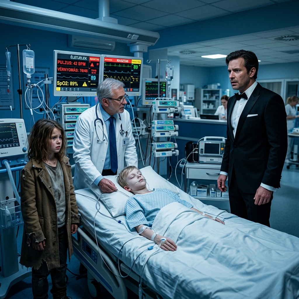 A kórházban mindenki csendben várta, hogy véget érjen minden, de amikor kinyílt az ajtó, és egy kislány rohant be a szobába, mindenkit megdöbbentett, ami abban a pillanatban történt. Csend volt a szobában. A készülékek monoton hangokat adtak ki, a képernyőn a szívvonal lassan és bizonytalanul mozgott. Az ágyban feküdt – sápadtan és eszméletlenül. Egy súlyos betegség hónapokra felemésztette az erejét, és most még az orvosok is hallgattak: nem volt több kezelés, nem maradt több számítás – még a legjobb szakemberek is tehetetlenek voltak a betegsége előtt. Az orvos állt, keze a zsebében, a fiú apja pedig az ágy mellett állt, várva, tekintetét le sem véve a képernyőről. Már nem imádkozott hangosan, csak magában suttogta: ha van csoda, kérem, segítsen a fiamon. Az orvosok és családtagjai kétségbeesetten vártak, nem tudván, mit tehetnének még. Öt perc sem telt el, és a szoba ajtaja kinyílt. Egy kislány lépett be a szobába – kopott kabátban, vizes és kócos hajjal, kezében egy régi arany teáskannával. 😥😥 Mindenki felpörög. Az orvos azonnal előlépett, hogy megpróbálja kikísérni a lányt a szobából, de a fiú apja megkérte, hogy hagyja beszélni, hogy megtudja, miért jött – talán a csoda, amire gondolt.  Az orvos elhallgatott, és a fiú apja figyelmesen hallgatta a lányt. Beszélni kezdett, és elmesélte, mi történik valójában – valami olyasmit, amiről még az orvosok sem tudtak.  A lány azt mondta, hogy kísérleteznie kell a teáskannájával, és csak akkor derült ki minden. A fiú apja és az orvos megengedték a lánynak, hogy elvégezze a kísérletet. A lány odament a fiú ágyához, és a teáskanna tartalmát az arcára öntötte, mire mindenki megdöbbent. A folytatást az első hozzászólásban láthatjátok. 👇👇👇