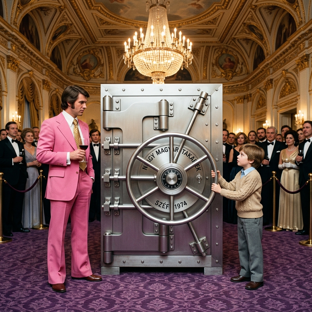 Egy gyerek kihívást intéz egy milliomoshoz, hogy kinyissa a széfjét