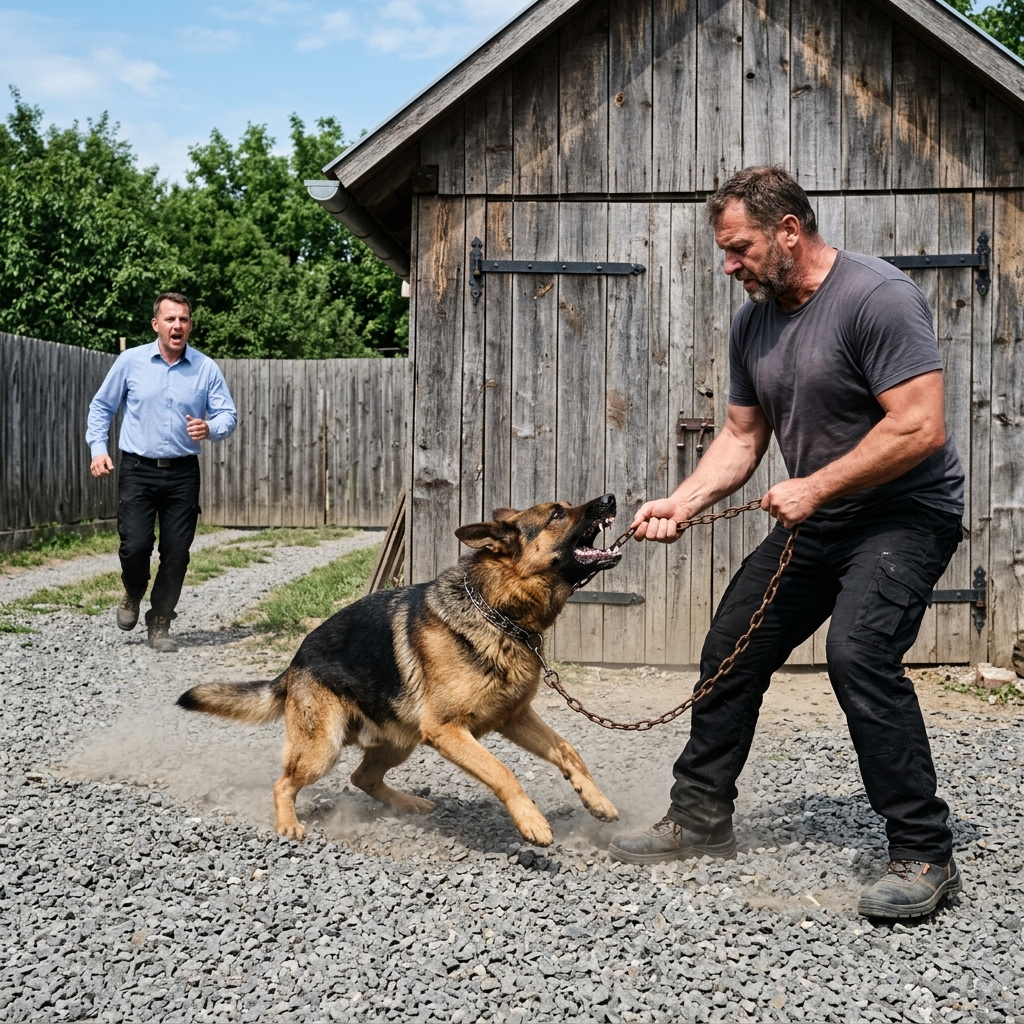 A környéken már mindenki azt hitte, hogy ez a kutya megőrült, és csak egy üres istállót őrz. De amikor a saját szememmel láttam, megértettem: a kutya nem őrz… megpróbál bejutni 😨😱  Mindenki megrémült, amikor meglátta, mi rejtőzik abban az istállóban 😥  Majdnem negyven éve élek itt, és azt hittem, hogy már semmi sem lephet meg. De az a reggel más volt. Hideg, szürke, olyan sűrű köddel, hogy alig lehetett látni a saját udvaromat. A verandán ültem egy hideg kávéval, amikor meghallottam azt a hangot. Nem csak egy ugatás volt. Egy sikoly volt, amitől minden összeszorult bennem.  Átnéztem a szomszédom telkére. Mark a régi istálló mellett állt, amiről mindannyian azt hittük, hogy három éve üres – amióta a felesége meghalt. És mellette Rex volt. Rex mindig is a legszelídebb kutya volt a környéken. Úgy üdvözölt mindenkit, mintha a legjobb barátai lennénk. De most, előttem, egy másik kutya volt. A bundája koszos volt, a mancsai véreztek, a kennel körüli föld pedig szó szerint fel volt tépve. Az ajtó előtt állt, mintha valamit védene… vagy be akarna jutni.  Mark kezére pórázt tekerve, és teljes erejéből húzta.  „Hátra!” – kiáltotta. „Kifelé onnan!” De Rex nem mozdult. Karmai a földet kaparták; ellenállt, mintha tudná, hogy ha elmozdul, valami szörnyűség fog történni. Átugrottam a kerítésen, és közelebb mentem. „Mark, várj” – mondtam. „Nézd meg.” Zihált, az arca feszült volt, a szemei ​​cikáztak. „Megőrült” – válaszolta Mark hirtelen. Egy órán át pórázon tartottam, és meg sem moccant az ajtótól. Megpróbált megharapni. Hívom a rendőrséget. Veszélyes. Rex szemébe néztem. Nem egy veszett állat szemei ​​voltak. Félelem… és könyörgés volt benne. Mintha azt próbálta volna mondani: „Érts meg.”  Rex ismét az ajtónak támaszkodott, és halkan morgott. Nem agresszívan. Közelebb léptem, és furcsa szagot éreztem. Nem nyirkos volt, és nem is régi fa. Valami nehéz… édes. És hirtelen hallottam… Egy szinte észrevehetetlen hangot. A másik oldalról.  Megdermedtem. Rex azonnal rám nézett, a farkát mozgatta, mintha erre a pillanatra várt volna.  „Mark…” – mondtam halkan. „Valaki van ott.” Hirtelen mozdult. „Nem” – mondta gyorsan. „Ne nyisd ki a fészert. Régóta üres. Valószínűleg egy egér vagy egy patkány.” Csak a szagot érezte. Túl gyorsan beszélt. Túl biztos volt magában. Mintha már tudta volna, mit fogok mondani. – Add ide a vasrudat – mondtam. – Mondtam, hogy nincs ott semmi – a hangja keményebb lett–. Nem kell bejönnöd.  De már nem figyeltem rá. Közeledtem az ajtóhoz. Rex kicsit oldalra lépett, de nem ment el. Pislogás nélkül figyelt engem.  Az első ütés. A fa nyikorgott. A második ütés.  Yala kezdett engedni.  —Állj! —kiáltotta Mark—. Nem érted!  De én folytattam. A harmadik ütés. Yala betört. Az ajtó lassan kinyílt… És abban a pillanatban elállt a lélegzetem. Bent… 😱😨 A történet folytatása az első hozzászólásban található 👇👇