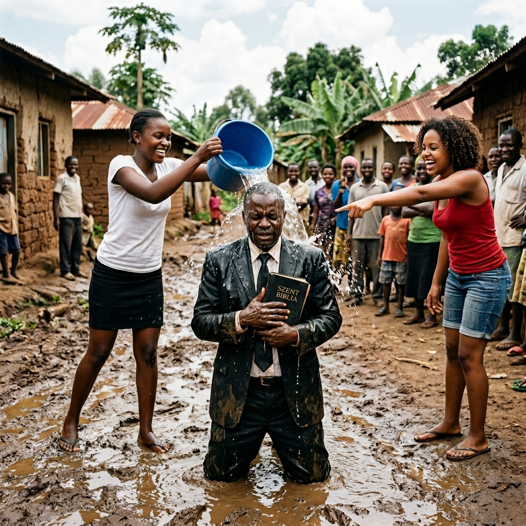 AZ EGÉSZ VÁROS ELŐTT ALÁZTÁK MEG AZT A FÉRFIAT, AKI MEGMENTETTE ŐKET… AZ ELTITKOLT IGAZSÁG, AMI ELPUSZTÍTOTTA CSALÁDJUKAT, MEGSOKKOLÓDÓ FOGY  1. RÉSZ  A mocskos, jeges víz olyan brutálisan csapódott Mateo arcába, hogy elállt a lélegzete. A sötét folyadék átitatta kopott ruháit, eláztatta barna bőrét, és lecsorgott az arcán, néma könnyekkel keveredve. Az üres vödör puffanással landolt a poros földön, száraz földfelhőt kavarva fel. Santa Clara központi tere azonnal könyörtelen nevetésben tört ki.  A kioszk előtt térdelve, a hidegtől és az elviselhetetlen megaláztatástól reszketve, Mateo a mellkasához szorította régi Bibliáját, mintha az lenne az egyetlen pajzs, ami életben tartja. Ujjai a kopott bőrborítóba kapaszkodtak, és nem akarták elengedni, pedig a víz már kezdte gyűrni a szent lapokat.  Körülötte, a perzselő mexikói nap alatt, azok az arcok voltak, akiket öt éve ismert. Olyan emberek arca, akiket virrasztásokon vigasztalt, legsúlyosabb betegségeikben bátorított, keresztelőkön és esküvőkön áldott meg. Most ugyanezek az arcok megvetéssel, gúnnyal, vagy – ami a legfájdalmasabb – teljes közönnyel néztek rá.  Egy erős asszony, Doña Carmen, a város legnagyobb élelmiszerboltjának tulajdonosa vádlón szegezte rá az ujját, miközben teli torokból kiabált: „Nézzétek most Isten nagy emberét! Hol van a hatalmatok, te csaló?” A tömeg nevetése felerősödött, visszhangzott a plébánia falairól.  Mateo lehunyta a szemét. Egy néma ima hagyta el remegő ajkait. A tömeg közepén Doña Rosa, az özvegy, aki szobát bérelt neki, amikor nincstelenül érkezett, szégyenkezve elnézett. Emlékezett, hogyan vitte Mateo a karjában az egészségügyi központba hajnali 3 órakor, amikor senki más nem segített neki. De ma, megbénítva attól a félelemtől, hogy mit fognak mondani az emberek, és a város dühétől, egy szót sem szólt. A gyerekek, szüleiket utánozva, kukoricacsutkákat dobáltak rá és nevettek, nem igazán értve, miért sír ez a jó ember.  Mindez öt évvel korábban kezdődött. Mateo 20 éves korában érkezett Santa Clarába, egyszerű világi misszionáriusként. Nem pénzt vagy hírnevet keresett. Csak szolgálni akart. Kibérelt egy vályogházat, segített az agávé szüretében, és imádkozott a betegekért. Amikor Carlos úr 38 fokos lázzal megbetegedett, és a városi orvos nem adott neki reményt, Mateo három napot és három éjszakát töltött az ágya mellett, nedves ruhákat terített rá és imádkozott. Amikor Carlos csodálatos módon felépült, a város tisztelni kezdte Mateót. Arra kérték, hogy imádkozzon a termésért, a meddő nőkért, a krónikus fájdalomért. Mateo soha egyetlen pesót sem kért. “Én csak imádkozom; Isten az, aki csodát tesz” – ismételgette mindig.  De a fény mindig vonzza az árnyékokat. Don Eladio, a helyi erős ember és Santa Clara leggazdagabb embere gyűlölettel figyelte, ahogy a város jobban tisztel egy 25 éves kívülállót, mint őt. Az elpusztítására akkor jött el a lehetőség, amikor Doña Carmen, akit a veszekedései és másokkal való bántalmazása jellemzett, pénzügyi csodát követelt Mateótól, mert az üzlete csődbe ment. Mateo imádkozott érte, de azt tanácsolta neki, hogy bánjon jobban a vásárlóival és a saját családjával. Carmen, dühösen, hogy nem kapott azonnali, varázslatos csodát, folytatta keserűségét. Üzlete két hónapon belül csődbe ment. Hibás személyt keresve a piac közepén kiabálta, hogy Mateo imái átkozottak, és hogy pénzt követelt tőle.  A hazugság, amelyet a pénz és Don Eladio titkos befolyása táplált, úgy terjedt el, mint a tortillákban a méreg. Mindössze négy nap alatt az egész város ellene fordult. Nyilvános tárgyalásra idézték be a téren. Don Eladio azonnali száműzetésre ítélte, követelve, hogy sötétedés előtt távozzon. De először meg akarták tanítani neki a leckét.  Miközben a piszkos víz tovább ömlött a fejére, és a sértések megsüketítették, Mateo nem emelte fel a hangját, hogy átkokat szórjon rájuk. Csak lehajtotta a fejét. De amit senki sem tudott abban a napsütötte téren, az az volt, hogy minden csepp piszkos víz, ami arra az ártatlan emberre hullott, megpecsételte a sorsukat. Senki sem gondolta volna, hogy milyen felfoghatatlan rémálom fog kibontakozni…  A 2. rész a hozzászólásokban található 👇
