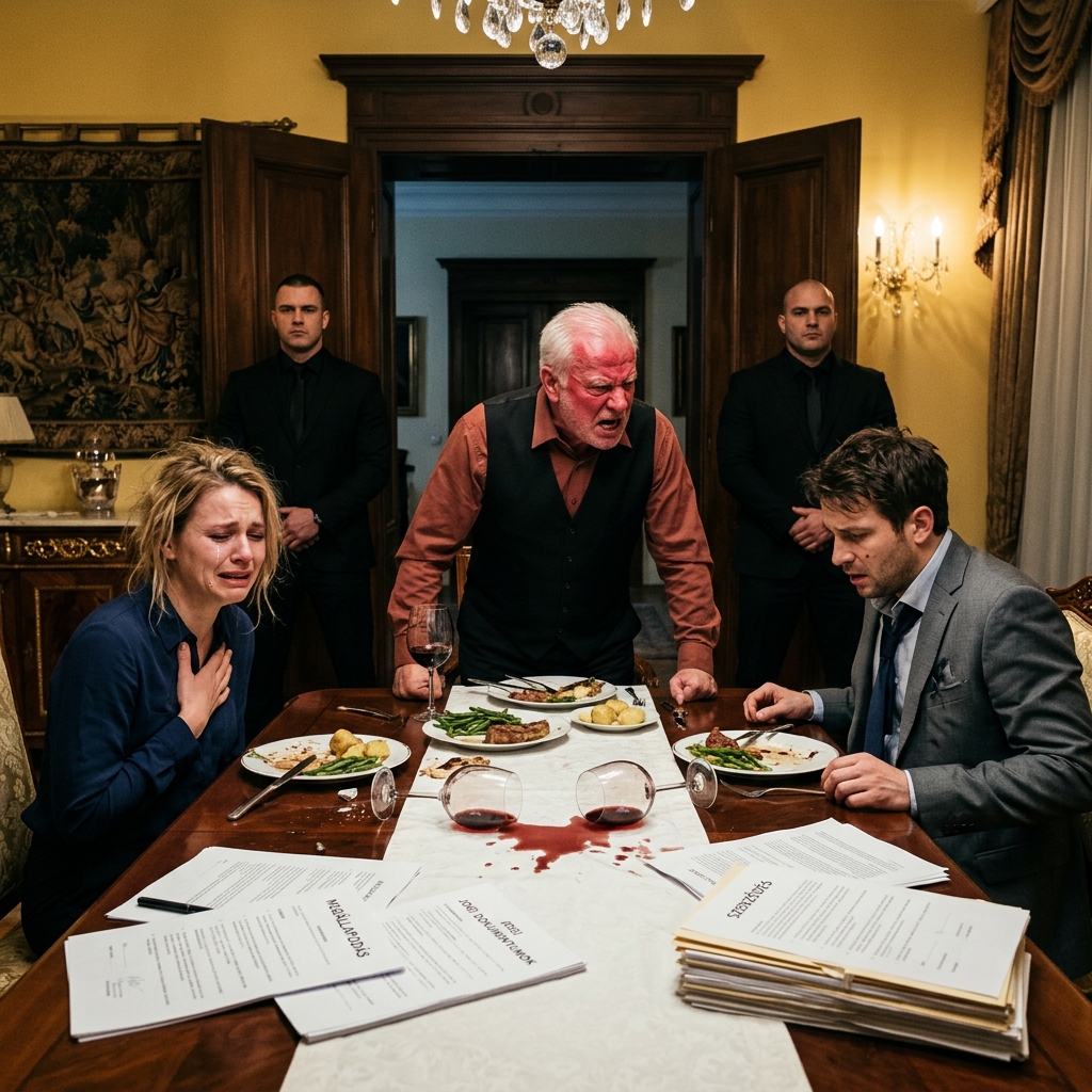 Miután a lányom elájult a munkahelyén, felhívtam a férjét, és azt mondtam neki: „Sürgősségi műtétre van szüksége.” Nevetett, és legyintett: „Megkötöm a megállapodást. Jól lesz.” Azon az estén nem mozdultam mellőle. Aztán reggel 6-kor a sebész félrehívott, és olyan szavakat mondott, amelyeket soha nem fogok elfelejteni: „Van valami, amit tudnod kell. A vejed fizetett nekünk, hogy hibázzunk.” Ekkor értettem meg, mit tett – és élő rémálommá változtatta az életét. Vacsora közben remegni kezdett…  Michael Carter vagyok. Hatvanegy éves vagyok, nyugdíjas tűzvédelmi felügyelő Chicagóból, és a saját káromon tanultam meg, hogy egyes férfiaknak nincs szükségük fegyverre ahhoz, hogy megpróbálják megölni a lányodat. Csak egy szabott öltönyre, nyugodt hangra és a megfelelő emberekhez való hozzáférésre van szükségük.  A lányom, Lily, harminckét éves volt, elég okos ahhoz, hogy egy orvosi eszközöket gyártó cégnél vezessen műveleteket, és elég hűséges ahhoz, hogy elnézést kérjen azért, amit soha nem szabadna elnézést kérni. A férje, Ryan Mercer, kereskedelmi ingatlanokat értékesített, és az életet tranzakcióként kezelte. Nyilvánosan elbűvölő volt, magánéletében hideg, és a győzelem megszállottja. Sosem bíztam benne, de Lily folyton azt hajtogatta, hogy a stressz megváltoztatja az embereket. Azt mondta, túl sokat magyarázok a csuklóján lévő zúzódásoknak és annak, ahogyan a telefonjára néz, mielőtt válaszol.  Három héttel azelőtt, hogy minden összeomlott, beállt a konyhámba, és azt mondta: „Apa, ha bármi történne velem, van egy piros mappa a lakásom irodájában. Ne hagyd, hogy Ryan kapja meg előbb.” Megpróbált mosolyogni, miután kimondta, de a tekintete nem illett az arcára.  Aztán egy kedd délután az asszisztense felhívott, és azt ordította, hogy Lily elájult a munkahelyén.  Mire odaértem a St. Matthew’s-ba, már sürgősségi műtétre vitték. Vakbélrepedése, terjedő fertőzés, lezuhanó vérnyomás. Egy pillantást vetettem rá, mielőtt becsukódott az ajtó. Szürke bőr. Oxigénmaszk. A lányom úgy nézett ki, mintha valaki kiszívta volna belőle a színt.  Azonnal felhívtam Ryant.  „Sürgősségi műtétre van szüksége” – mondtam neki.  Hangokat és szemüveget hallottam a háttérben. Alig halkította le a hangját. – Megkötöm a megállapodást – mondta nevetve. – Jól lesz.   Aztán letette a telefont.   Egész éjjel a kórházban ültem, a kezemben egy rossz kávéval hűtöttem. Minden alkalommal, amikor kinyílt a műtő ajtaja, megállt a szívem. Reggel hat óra körül a főorvos, Dr. Allison Burke megkért, hogy menjek be a rendelőbe.   Becsukta az ajtót, és azt mondta: – Mr. Carter, a lánya túlélte. De van valami, amit tudnia kell.   Majdnem felmondták a szolgálatot a térdeim.   Letett elém egy kartont. – Valaki eltávolította Lily allergia figyelmeztetését, és megváltoztatta a gyógyszerelési utasítást a műtét előtt. Azért vettük észre, mert az adagolásnak nem volt klinikai értelme. Amikor lekértük a biztonsági felvételeket, a vejét tegnap este találtuk a műtét előtti koordinátorral.   Rám meredtem.   Dr. Burke lehalkította a hangját. – A koordinátor elismerte, hogy Ryan fizetett neki, hogy hibázzon.   A szoba elcsendesedett.   Aztán rezegni kezdett a telefonom.   Egy SMS Ryantől: Van valami fejlemény?  Nem válaszoltam. Egyenesen Lily lakásához vezettem, pontosan ott találtam a piros mappát, ahol mondta, hogy lesz, és kinyitottam az irodája padlóján. Legfelül három dolog volt: válási papírok tervezetei, hamisított átutalásokkal ellátott bankszámlakivonatok és egy vadonatúj, kétmillió dolláros életbiztosítás, Ryan egyedüli kedvezményezettként feltüntetve.  Ekkor hagytam abba a gondolkodást, hogy a lányom rossz férfihoz ment feleségül.  Rájöttem, hogy olyannal élt, aki el akarta temetni.  ….Folytatás a Hozzászólások részben 👇