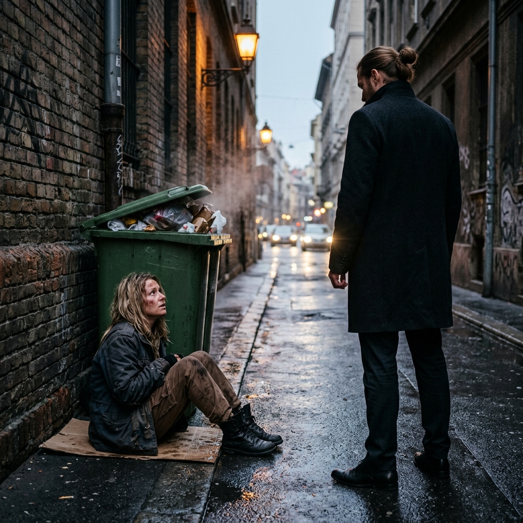 A volt férjem tönkretett – elvette az otthonomat, a pénzemet, sőt még a hangomat is. Régen koldultam ételért a szupermarket mögött, mígnem egy idegen feltett egy kérdést, ami mindent megváltoztatott.  A volt férjem nemcsak elvált tőlem – tönkre is tett. Egy drága ügyvédi csapattal elvette a házamat, a pénzemet, sőt még a hangomat is. „Csak egy hajléktalan senki vagy” – mondta, úgy ejtve el a szavakat, mint egy utolsó mondatot. Nem sokkal később egy szupermarket mögötti konténer mellett térdeltem, a kezem remegett az éhségtől és a megaláztatástól. Ekkor állt meg előttem egy nő. „Elnézést” – mondta lassan –, „ön Mr. Harrison lánya?” Megfordultam. És amit ezután mondott, mindent megváltoztatott… Emily Harrison vagyok, és felnőtt életem nagy részében azt hittem, hogy a méltóságot senki sem lophatja el tőlem. Tévedtem.  A válás nem különválás volt – hanem kivégzés. A volt férjem, Michael Turner, Chicago egyik legagresszívabb ügyvédi csapatát szerződtette. Indítványok, késedelmek és vádak mögé bújtak, amik ellen nem volt pénzem harcolni. Instabilnak, improduktívnak és eldobhatónak festett le. A bíró a számlákkal rendelkező oldalt hallgatta meg, nem az igazságot.  Mire a papírokat aláírták, elvesztettem a házat, amit a szüleim segítettek megvenni, a megtakarításaimat, sőt még a régi szakmai kapcsolataimhoz is hozzáférhettem. Michael utána mellettem állt a folyosón, és szinte gyengéden suttogta: „Most már csak egy hajléktalan senki vagy.” Aztán úgy elsétált, mintha becsukna egy ajtót, amit soha többé nem nyit ki.  Három hónappal később egy szupermarket mögött térdeltem a West Fulton Streeten, és remegő kézzel turkáltam egy kukában. Az éhségnek van egy módja arra, hogy csendben levetkőzze a büszkeséget. Két napja nem ettem rendesen. A kabátom túl vékony volt novemberhez, a hajam pedig eső- és szemétszagú volt. Emlékszem, azt gondoltam, hogy ez – ez a csend, ez a láthatatlanság – az, ahogyan az emberek valóban eltűnnek.  Ekkor hallottam, hogy léptek állnak meg mögöttem.  „Elnézést” – mondta egy nő óvatos, szinte bizonytalan hangon. – Ön… Ön Mr. Harrison lánya?  Megdermedtem. Évek óta senki sem szólította apám nevét. Lassan megfordultam, készen arra, hogy megsértsenek vagy sajnáljanak.  Ötvenes évei végén járt, jól öltözött, de nem hivalkodó. A szeme éles, figyelmes és furcsán kedves volt. Úgy tanulmányozta az arcomat, mintha valami ismerőst keresne.  – Patricia Reed a nevem – folytatta. – Több mint húsz évig dolgoztam az apáddal. Nem voltam biztos benne… de az övé a tekinteted. FOLYTATÁS