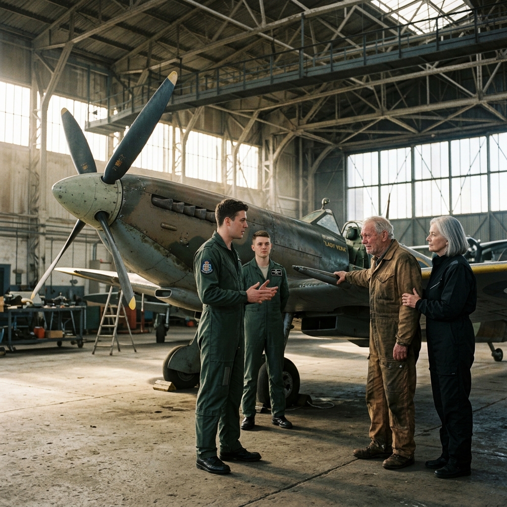 A szellem súlya a gépben: Egy legenda utolsó repülése a sivatagi csendbe 1. FEJEZET: Az elhanyagolás textúrája A hőség nem vibrált a Nellis kifutópályájáról; vibrált, egy alacsony frekvenciájú zümmögés, ami Marcus Webb fogainak velejét rezegtette. 49 fokon a levegő fizikai súlynak érződött, sűrű JP-8 üzemanyag szagától és a hevített alumínium fémes szagától. Marcus alacsonyan maradt, térdei úgy kattogtak, mint egy elhasználódott hűtőventilátor, miközben az F-15 Strike Eagle hatalmas futóműve mellett térdelt. Nem kellett a kezében tartania a nyomásmérőt, hogy tudja, a gumiabroncsban két PSI-vel kevesebb nyomás van. Érezte abban, ahogy a gumi a betonhoz ért – egy enyhe, lomha nehézség, ami a fáradtságról árulkodott. Hatvan évet töltött a repülés tapintásának elsajátításával, és még most is, zsírfoltos kezeslábas szellemként szólt hozzá a repülőgép. „Hé, öregfiú.” A hang egy szaggatott penge volt, amely átvágta a talp ritmikus zúgását. Derek Hayes kapitány másfél méterre állt tőle, repülősisakjának sisakjában Marcus torz, miniatűr mása tükröződött – egy vékony férfi megereszkedett anyagban, aki egy apró pöttyé zsugorodott a sivatagi égbolt hatalmas kiterjedése előtt.  – Kihagyott egy pontot a kabintetőn – mondta Hayes, és a vigyora hallható volt. Kesztyűs ujjával egy mikroszkopikus olajfoltra mutatott a polikarbonát üvegen. – A láthatóság az élet, apa. Vagy elfelejtették ezt megtanítani nektek a sötét középkorban? Marcus nem nézett fel azonnal. Befejezte a gumiabroncsok ellenőrzését, sebhelyes ujjai szándékos, lassított kecsességgel mozogtak. Kezei az élete térképét mutatták – hidraulikus égési sérülések tarkították, repeszek okozta karcolások ezüstözték őket, és egy tucat különböző hangár porától örökre foltosodtak. Lassan állt fel, a mozdulat dac volt a gerince ellen, amely görnyedten akart maradni. – Majd én nekilátok, uram – mondta Marcus. Hangja lágy volt, a széleit évtizedeknyi erőltetett türelem kerekítette. Egy olyan ember hangja volt, aki tudta, hogy a csend az egyetlen megmaradt páncélja.  Hayes felnevetett, élesen, ugatva, majd szárnysegédjéhez, Carter hadnagyhoz fordult. „El tudod hinni? A nagyapám fiatalabb nála, és még a kocsikulcsait sem találja. Közben engedjük, hogy hozzányúljon egy hetvenmillió dolláros fegyverrendszerhez.” Carter feszült, kínos mosolyt villantott, és nem akart Marcus halványkék szemébe nézni. Marcus nem hibáztatta. A fiatalság lázas; azt hitted tőle, hogy te vagy az első, aki valaha is megérintette a napot. Odament a karbantartó kocsihoz, csizmája talpa ragacsos volt a lágyuló aszfalton. Felvett egy mikroszálas rongyot, az anyag foszladozott és vékony, akárcsak ő maga.  Ahogy felmászott a létrán, az F-15 bőrének hője a tenyerébe áradt. Éhes hőség volt. Hosszú, ritmikus mozdulatokkal kezdte törölgetni a kabintetőt. Alatta Hayes folytatta a szereplését, unott tulajdonosi arccal a törzsnek dőlve.