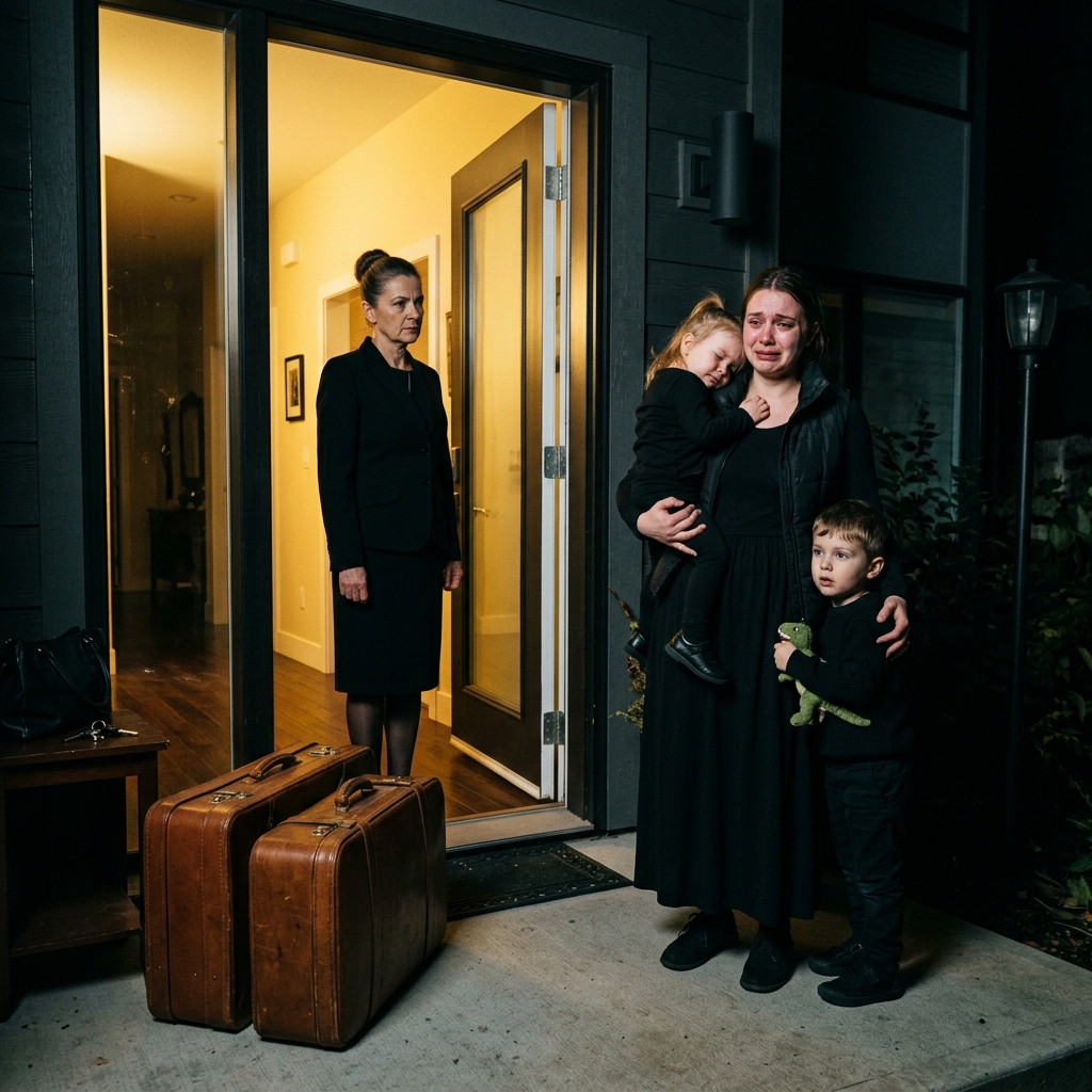 A férjem meghalt… és még aznap éjjel az anyja hajléktalanná tett minket