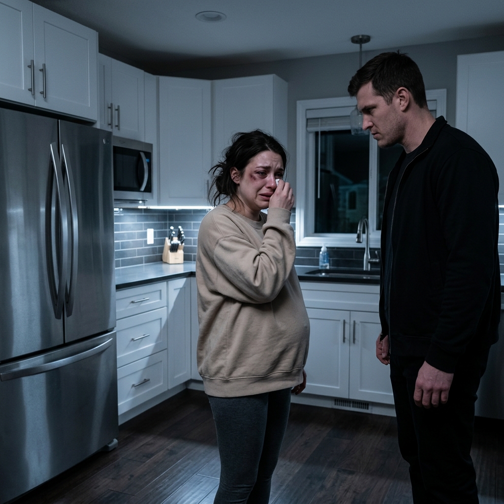 „Ki ő?!” – sikítottam, a hangom elcsuklott, ahogy a szoba megpördült körülöttem. Válasz helyett a férjem keze keményen arcomra csapott. „Tudd, a helyed!” – vicsorgott. „Viselkedj jól, és te leszel a ház úrnője. Ha nem engedelmeskedsz… és nem leszel más, mint a kutyám.” Meghűlt a vér a vérben. Éles fájdalom hasított a gyomromba – a baba. És abban a pillanatban rájöttem… hogy egy idegennel élek.  „Ki ő?!” – sikítottam, a hangom olyan erősen elcsuklott, hogy alig hasonlított az enyémre. A kérdés kiszakadt belőlem, mielőtt megállíthattam volna. A texasi Cedar Hill-i konyhánk közepén álltam, egyik kezemmel a pulton, a másikkal a telefonomat fogtam. Egy üzenet világította meg a férjem képernyőjét, miközben zuhanyozott. Nem kerestem a bajt. Csak azért nyúltam a telefonja után, mert az enyém lemerült, és vissza kellett hívnom az orvosomat a görcsök miatt, amik egész délelőtt kínoztak. De aztán megláttam. A tegnapi este mindent jelentett. Mikor fogsz neki mesélni rólunk?  Az üzenet egy Vanessa nevű nőtől jött. Egy pillanatra elállt a lélegzetem. Hét hónapos terhes voltam, mezítláb a hideg csempén, Caleb egyik régi egyetemi pólóját viseltem, a pulton pedig egy félig elkészített rakott étel feküdt, mert szerette, ha a vacsora mire hazaér, elkészült. Az egész délutánt azzal töltöttem, hogy babaruhákat hajtogattam, méret szerint rendezgettem a pelenkákat, és meggyőztem magam, hogy a köztünk lévő távolság csak stressz. Csak munka. Csak a szülővé válás nyomása.  Akkor Caleb belépett a konyhába, meglátta a telefonját a kezemben, és minden megváltozott.  „Ki ő?” – kérdeztem újra, ezúttal hangosabban. „Mondd el az igazat.” Nem tűnt bűntudatosnak. Nem tűnt szégyenlősnek. Bosszúsnak látszott. Ez jobban megijesztett, mint bármi más. Három gyors lépéssel átszelte a konyhát, kikapta a telefont a kezemből, és mielőtt megmozdulhattam volna, a tenyere olyan erősen csapódott az arcomhoz, hogy a fejem oldalra csapódott. Azonnal vérízt éreztem. Ránéztem, túl döbbenten ahhoz, hogy sírjak. Ahelyett, hogy magyarázkodott volna, olyan közel hajolt, hogy éreztem a fogkrémjéből áradó menta illatát és a belőle áradó forró dühöt.  „Ismerd a helyed” – mondta összeszorított fogakkal. „Viselkedj jól, és te leszel a ház úrnője. Ha nem engedelmeskedsz, csak a kutyám leszel.” Jéggé dermedt a vérem.  Soha nem hallottam ezt a hangot. Nem az esküvőnk napján. Nem, amikor halványzöldre festette a gyerekszobát. Nem, amikor megcsókolta a hasamat, és azt mondta a meg nem született fiunknak, hogy mindig megvéd minket.  Aztán brutális fájdalom hasított belém. Ereszkedtem, és megragadtam a pult szélét. Egy újabb görcs hasított belém, erősebben, mint az első. És amikor lenéztem, láttam, hogy egy vékony vércsík folyik le a lábamon.  Caleb arca ekkor megváltozott – de nem félelemmé. Számítássá. És ez volt az a pillanat, amikor megértettem a házasságom legveszélyesebb igazságát: a férfi, akit szerettem, nem volt megdöbbenve, hogy megbántottam. Azon gondolkodott, hogy mitévő legyen velem legközelebb….Folytatás a hozzászólásokban 👇