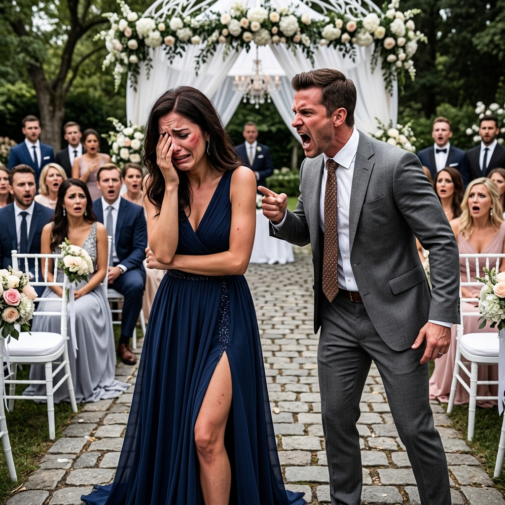 Apám a legnagyobb kudarcának nevezett, és megütött a bátyám esküvőjén, miközben az egész tömeg nevetett. De abban a pillanatban, amikor a titokban milliárdos férjem kilépett a gyepre, minden mosoly eltűnt—mert a nő, akit kinevettek, az egyetlen volt, aki képes volt romba dönteni a tökéletes világukat. Öccse esküvőjén, a Napa Valley-ben, Emily Carter a fogadás gyepének szélén állt egy egyszerű sötétkék ruhában, amely szinte láthatatlanná tette őt a dizájner ruhák és méretre szabott szmokingok mellett. Éveket töltött azzal, hogy elsajátítsa ezt a fajta láthatatlanságot. Biztonságosabb volt. Biztonságosabb az apja, Richard Carter közelében, aki ingatlanfejlesztőként a kedvességet gyengeségnek, a megalázást pedig családi hagyománynak tekintette. A pezsgő alig kezdett el folyni, amikor rátalált. „Itt vagy,” mondta Richard, elég hangosan ahhoz, hogy a közeli asztalok felé forduljanak. Széles arca vörös volt a whiskytől és a büszkeségtől. „Még mindig úgy öltözöl, mintha leárazásokon vásárolnál. Még arra sem voltál képes, hogy rendesen nézz ki a saját testvéred miatt.” Emily összekulcsolta a kezét, hogy megakadályozza, hogy remegjenek. „Ez Daniel napja. Nem azért jöttem, hogy jelenetet rendezzek.” Richard kegyetlenül felnevetett. „Te? Te egy egész életen át tartó jelenet vagy.” Néhány vendég kínosan nevetett. Emily látta, hogy a mostohaanyja elfordítja a tekintetét. Daniel, a vőlegény, megmerevedett a táncparkett közelében, de nem ment oda hozzá. Soha nem tette. Richard közelebb lépett. „Tudod, milyen megalázó egy olyan lányt felnevelni, mint te? Harmincéves, semmi látványos karrier, semmi társadalmi státusz, semmi bizonyíték arra, hogy valaha is elértél volna bármit.” Emily nehezen nyelt. „Megkértelek, hogy ezt ma ne tedd.” „És én évekkel ezelőtt megmondtam,” csattant fel, felemelve a hangját, „hogy hiba voltál.” A szavak hangosabban csattantak a fogadáson, mint a zenekar mikrofonpróbája. Rövid, feszültséggel teli csend állt be—egészen addig, amíg valaki a Carter család asztalánál idegesen fel nem nevetett. Aztán még valaki. Egy koszorúslány a szájára tette a kezét, de ő is nevetett. Emily arca annyira égett, hogy azt hitte, elájul. Richard meglökte a vállát. Nem volt elég erős ahhoz, hogy feldöntse, de nyilvános volt, szándékos, és arra szolgált, hogy emlékeztesse, kié szerinte az irányítás. „Távol kellett volna maradnod. Minden alkalommal, amikor megjelensz, szégyent hozol erre a családra.” Emily hátratántorodott egy széknek. Felhördülések hallatszottak, de senki sem lépett közbe. Sem Daniel. Sem Judith. Sem a családi barátok, akik tizenöt éves kora óta nézték, ahogy Richard szóban darabokra szedi. Ekkor a zene teljesen elhallgatott. A fogadósátor bejáratánál egy fekete SUV állt meg a luxusautók sora mellett. Egy férfi szállt ki belőle sötétszürke öltönyben, amely egyszerűnek tűnt—amíg észre nem vetted a tökéletes szabást, az órát és a mögötte csendben mozgó biztonsági embereket. Magas volt, higgadt és félelmetesen nyugodt. A tekintete először Emilyre esett, végigmérve a vállán lévő vörös nyomot, majd Richardra. Minden beszélgetés elhalt a gyepen. Mert mindenki felismerte. Ethan Blake. A Blake Strategic Holdings alapítója. Tech befektető. A magántőke legendája. Az a fajta milliárdos, akinek a neve pénzügyi hírekben, politikai adományozói listákon és üzleti iskolai esettanulmányokban szerepel. Egy férfi, akiről Daniel egyszer azt állította, hogy soha nem lehetnek egy szobában. Emily lassan kihúzta magát, miközben Ethan felé sétált. Richard arca elsápadt. Ethan megállt Emily mellett, levette a zakóját, és gyengéden a vállára tette, majd nyugodt tekintettel a vendégek felé fordult. „A feleségemet,” mondta olyan nyugodt hangon, hogy az már ijesztő volt, „megsértették és bántalmazták. Ezért mielőtt bárki itt még egy szót szólna, azt javaslom, nagyon alaposan gondolják át, pontosan kit is nevettek ki.” …Folytatás a kommentekben 👇