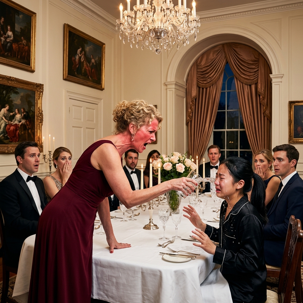 A családom sosem tudta, hogy egy szövetségi munkacsoportot vezetek. Értéktelennek tartottak… egészen addig, amíg a nővérem le nem loccsantott vízzel apám születésnapján, és a férje neve fel nem tűnt a képernyőn.  Tíz perccel később érkeztem apám hatvanadik születésnapjára, és a családomban ez sértésnek számított. A birtok már tele volt: nyugdíjas tisztek, kifinomult vezetők és olyan emberek, akik csak akkor mosolyogtak, ha valaki fontos figyelt. Hajnal előtt repültem be, átöltöztem egy bázis öltözőjében, és egyenesen odahajtottam, egy szemernyi alvás nélkül. Fekete blúzt viseltem, és ugyanazt az arckifejezést viseltem, mint mindig velük – elég csendes voltam ahhoz, hogy gyengeségnek higgyenek.  A nővérem, Madeline, a szoba közepén állt, ahová szerinte tartozott. Az egyik kezében egy pezsgőspohár volt, a másikban pedig a férje, Evan Mercer karját fonta. Apám, Richard Bennett ezredes, úgy nézett rá, ahogy mindig is a rangidősöket látta: büszke, birtokló és vak.  Leültem az asztal túlsó végébe. Ennyi lett volna a vége. Madeline-nel sosem volt az.  Valaki megkérdezte, mit csináltam mostanában. Mielőtt válaszolhattam volna, nevetett. „Claire még mindig valahol a logisztikában dolgozik. Raktárak, dobozok, írótáblák. Nagyon elbűvölő.” Néhány vendég halkan, gyáva nevetéssel fogadta az embereket, amikor szívesen látják őket. A tányéromat tartottam a szememben. Evan felé hajolt, és amikor felemelte a poharát, az órája megcsillant a fényben. Patek Philippe. Messze a fizetése felett.  Ez felkeltette a figyelmemet.  Madeline átsétált a szobán azokban az éles sarkú cipőkben, amelyeket fegyverként használt. Megállt a székem mellett, és begyakorolt ​​undorral nézett végig rajtam. „Jobban is próbálkozhattál volna” – mondta. „Ma van apa születésnapja.”  „Megcsináltam” – mondtam. „Ez volt az erőfeszítés.”  A közelben lévők elhallgattak. Mosolygott, de ez volt az a mosoly, amit akkor viselt, mielőtt felvágott valakit. Aztán felvette a jeges vizemet, és egyenesen az arcomba öntötte.  Hideg víz folyt le a nyakamon, a galléromba. Jég csapódott az arcomra, és az ölembe hullott. Senki sem mozdult. Apám nem védett meg. Csak állt ott, és hagyta, hogy a szoba figyeljen.  „Ébredj fel, Claire!” – mondta Madeline. „Ez az asztal azoknak való, akik tényleg elértek valamit.”  Egy szalvétával megtöröltem az arcomat, majd Evanre néztem. A férfi mozdulatlanná dermedt. Nem volt bűntudatos – mozdulatlan. Éber – mozdulatlan. Az a fajta mozdulatlanság, amire kiképeztek.  Tíz perccel később anélkül távoztam, hogy felemeltem volna a hangomat. Nem reagáltam nyilvánosan. Dokumentáltam.  Mire elértem a biztonságos irodámat, már lehívtam Evan beszerzési előzményeit, szerződéses engedélyeit és megjelölt átutalásait. Egy anomáliából hat lett. Hatból hálózat. Hiányzó navigációs modulok. Drónkompatibilis helymeghatározó komponensek. A Shell-szállítók Madeline tanácsadó cégéhez kapcsolódtak. Aztán találtam egy hangfájlt, amelyet a buli estéjén rögzítettek.  Evan hangja hallatszott először. „Mi van, ha Claire utánanéz a számláknak?”  Madeline habozás nélkül válaszolt. „Akkor instabillá nyilváníttatjuk, és áthelyezzük a vagyonkezelői alapot, mielőtt megállíthatna minket.”  A nagymamám vagyonkezelői alapja.  Utána nagyon mozdulatlanul ültem. A nővérem nyilvánosan megalázott. A férje korlátozott hozzáférésű technológiával kereskedett. Együtt azt tervezték, hogy legálisan törölnek engem, és ellopják a pénzt, amiről azt hitték, túl gyenge vagyok ahhoz, hogy megvédjem.  Megnyitottam egy szövetségi elszigetelési protokollt, megadtam a hitelesítő adataimat, néztem, ahogy a nevük megjelenik a képernyőn, és megnyomtam a Végrehajtás gombot.  ….Folytatás a Hozzászólások részben 👇