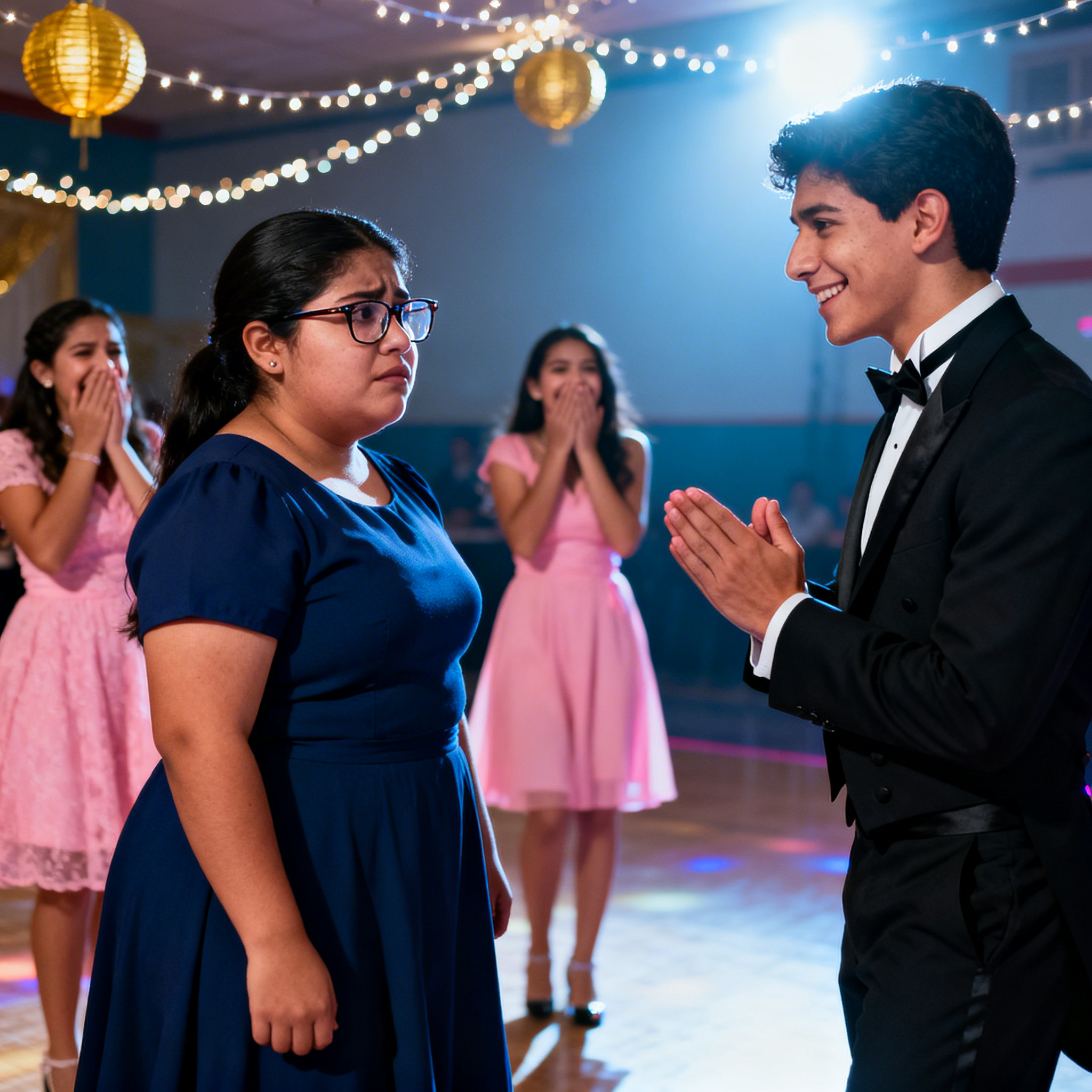 Az előkészítő tornaterem annyira elcsendesedett, hogy még a régi kürtök zúgása is hallatszott, amikor Santiago Ocampo, a hatodik félév legkedveltebb fiúja, elengedte barátait a lelátó mellett, fontos emberek fiának magabiztosságával lépett oda, és Elena Vargas elé ültették, az ösztöndíjas férfi elé, akin mindenki titokban, sőt néha előtte is nevetett.  – Táncolj velem!  Hangosan mondta, fehér, begyakorolt ​​mosollyal, olyannal, amit a tanárok összetévesztenek a jó oktatással, a lányok pedig a bájjal. Kevesebb mint 3 másodperc alatt több mobiltelefon is felemelte a fülét egyszerre. Gyors, éles, éhes mormogást hallatott.  – Ne képzeld… – Tiszta? – Meg fogja alázni. Elena tudta, amint meglátta közelebb jönni. Nem kellett senkinek sem magyarázkodnia. Kívülről ismertem ezt a fajta csendet, azt a fajtát, ami nem tiszteletből fakad, hanem abból a várakozásból, hogy valakit nyilvánosan összeomlani látok. Mégis otthagyta a pohár üdítőt az asztalon, kezével megigazította egyszerű ruhájának sötétkék anyagát, és a sajátjára tette a kezét.  Az udvart fehér bérelt lámpák, ezüst masnik és egy diszkógömb díszítette, amely lassan forgott a fejük felett, mintha ők is figyelnének. Kint a parkolóban nedves föld szaga terjengett, mert egész délután esett az eső. Bent drága parfüm, hajlakk és idegspray illata terjengett.  Elena nem oda tartozott, vagy legalábbis ezt éreztették, mióta két évvel korábban teljes ösztöndíjjal beiratkozott az iskolába. Míg a legtöbben furgonnal érkeztek, ő a sarkon szállt le, hogy ne lássák, hogy a La Joya kolóniából jön, ahol a banketteket elszállásolták, és a tamale standok reggel 6 óra óta voltak felállítva. Míg osztálytársai a cancúni kirándulásokról vagy a Plaza Mayor butikokban rendelt ruhákról beszélgettek, ő délután 2 órakor kirohant, hogy segítsen anyjának egy bérelt ház garázsában berendezett kis szépségszalonban. Míg mások a vezetékneveikkel hencegtek, ő megtanult szögeket, vasrojtokat felhúzni, forogni és csendben maradni.  Vastag szemüvege, bár fokozatos volt, egyben falként is szolgált. A barna paróka, amelyet mindig régimódi módon formáztak és hajtűkkel tartottak, valami más volt. Nagyon kevesen tudták, hogy az olcsó szál alatt ott nőtt, végre helyrehozva, az a hajam, amit hónapokkal ezelőtt szálakra hullattam. Azt mondták, az idegek, a stressz, a hormonok miatt van. Elena tudta, hogy azon az estén kezdődött, amikor az apja részegen hazatért, összetört két nappali tükröt, és otthagyta az anyját az üvegek között fekve, miközben ő a manikűrasztal alatt ölelte a testvérét. Azóta nemcsak a haja hullott, hanem elvesztette az önbizalom szokását is.  Így hát, amikor az anyja délután azt mondta neki, hogy ne menjen el a bálba, ha nem akar, Elena szinte hallgatott rá. “Nem kell senkinek semmit sem bizonyítanod” – mondta Rosa, miközben fehér inggel jelölte meg a ruha alját. – Nem fogok semmit sem bizonyítani neked – felelte Elena halkan, miközben arra koncentrált, hogy a cérnát átfűzze a tűn. Egyszerűen nem akarok tovább bujkálni.  A konyhából Imelda nagynénje, anyja nővére és a válása óta állandó vendég, keserű nevetést hallatott. – Ó, kérlek. Azokon a bulikon az olyan emberek, mint mi, csak furcsán fognak kinézni. Akkor ne kiabálj, ha valami durvát csinálnak veled.  Az anyja azonnal visszajött. – Már ott volt, Imelda. – Micsoda? Az igazat mondom. Az az iskola sosem neki való volt. A lánynak csak azért jönnek ötletei, mert jó jegyeket kap, de ezek az emberek nem bocsátják meg, ha valakinek valami ötlete van.  Elena nem válaszolt. Befejezte a bastille-t, a fény felé emelte a ruhát, és alig mosolygott. Ő maga készítette két koszorúslányruhából megmaradt anyagból és egy bélésből, amit az anyja mentett meg egy lemondott quinceañera-ról…. A 2. rész a hozzászólásokban található.