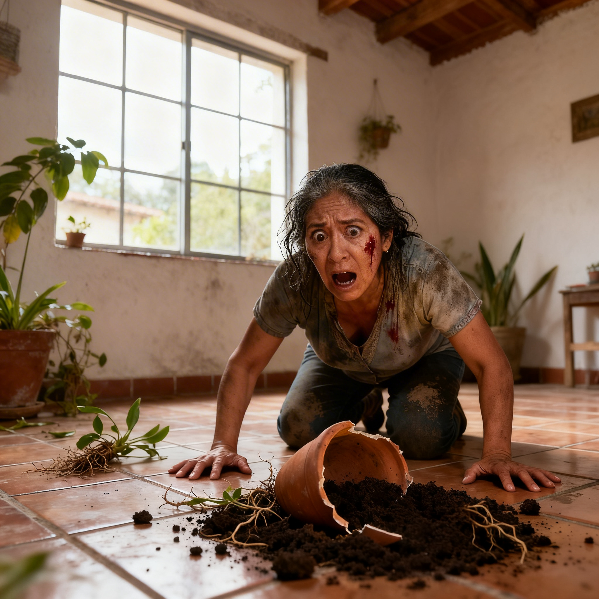 Azon a napon, amikor az orchidea cserép eltört, Alma Villaseñor rájött, hogy öt évet töltött azzal, hogy hazugságban aludt. Az agyag szétrobbant a hálószobája padlóján, a föld kiömlött, mintha valaki a múlt egy maréknyi részét öntötte volna rá, és a gyökerek közül egy kendőbe csavart csomag bukkant elő, amitől olyan éles, olyan ősi kiáltást hallatott, hogy még a kutyája, Luna is megdermedt az erkély előtt.  Nem akármilyen cserép volt. Julián adta neki az esküvőjük napján, egy lila orchideával együtt, amelyet maga választott ki egy xochimilcói kertészetben, mert azt mondta, hogy abban a virágban van valami belőle: könnyedén gyönyörű, kívülről törékeny, és makacsabb, mint bárki el tudná képzelni. Alma mindig kigúnyolta emiatt, mert még a pozsgásai is elpusztultak, de az az orchidea mindent kibírt: költözéseket, elviselhetetlen hőhullámokat, a szomorúság teljes heteit, amikor Almának alig volt ereje táplálkozni. És nem azért, mert zöld hüvelykujja volt. Azért, mert úgy gondoskodott arról az orchideáról, mint egy értékes ereklyéről.  Julián öt évvel korábban halt meg, egy özönvízszerű eső éjszakáján a Portales negyedben, amikor fél háztömbnyire elment az áram, és a ház lépcsőháza nedves, sötét és veszélyes lett. Mindenki szerint éppen akkor ért haza a raktárból, ahol dolgozott, felrohant az emeletre, mert elfelejtett néhány számlát, és megcsúszott. A szomszédok hallották a puffanást, Alma hallotta, ahogy a teste a lépcsőnek csapódik, a világa másodpercek alatt összeomlott, és a később érkező orvos azt mondta, amit senki sem akart hallani: azonnali halál. Annyira abszurd és olyan gyors volt, hogy senki sem fáradozott azzal, hogy más magyarázatot keressen. Esett az eső. Áramszünet volt. A padló nedves volt. A tökéletes kirakós a helyére került, így a tragédia valóban annak tűnt: tragédiának.   Alma elhitte, mert el kellett hinnie. Amikor az élet így elragad valakit, egy baleset elfogadása kevésbé fáj, mint ajtót nyitni valami rosszabbnak. Különben is, mindenki ott volt, hogy támogassa, vagy legalábbis akkoriban így gondolta. A sógora, Rogelio, Julián bátyja, azonnal megérkezett, mondván, hogy éppen a műhelyből jött ki, amikor meghallotta a lármát. A 3. számú lakásból a szomszédjuk, Maribel, rohant be elsőként egy takaróval. A konyhában átölelte, miközben Alma haldoklott, és nem hagyta, hogy lássa, ahogy elszállítják a testet. Aztán jöttek a temetések, imák, újramelegített kávé és mások által az asztalán hagyott tányérok napjai, mert még arra sem emlékezett, hogy evett-e. A halál nehéz takaróként hullott a házra, és a takaró alatt Alma öt évig élt.  Azon a délutánon, amikor a virágcserép eltört, a nap tiszta és furcsa volt, az a fajta, amely több napos szmog után előbújik, és úgy tűnik, mintha a város bocsánatot akarna kérni. A szomszédok macskája, egy sovány, elkényeztetett cirmos, akit mindenki Tigrisnek hívott, visszament az erkélyre, hogy provokálja Lunát. A kiskutya, egy mentett keverék kutya, amelyet Julián két évvel a halála előtt hozott haza, ugatva utána rohant. Alma ruhákat hajtogatott az ágyon, amikor meghallotta a csattanást. Elrohant. Látta a megdőlt polcot, a korlát felé ugráló macskát és a padlón heverő összetört virágcserepet.  Először a fájdalmat érezte. Egy fájdalmat, ami nevetségesnek tűnt bárki számára, aki nem élte át azt, amit ő, de számára iszonyatos volt. Olyan volt, mintha valami másodszor törne el, amit soha többé nem lehet újra összerakni. Lehajolt, homályos tekintettel, hogy felszedi a maradványokat, és akkor meglátta. A fekete föld közepén, a gyökerek között megbújva, mintha évekig várt volna, hogy előbújjon, ott volt az a kis köteg régi anyag, sötét cérnával átkötve.  Alma megdermedt.  Julián soha nem említett neki semmit. Tökéletesen emlékezett arra a napra, amikor megérkezett az orchideával, ahogy mosolygott, miközben az ablakhoz tette.  “Hogy mindig legyen valami élő ebben a szobában.”  Akkor gyengédséget érzett. Most ez a mondat borzongást küldött végig a gerincén.  Lassan letérdelt…  A 2. rész a hozzászólásokban található.