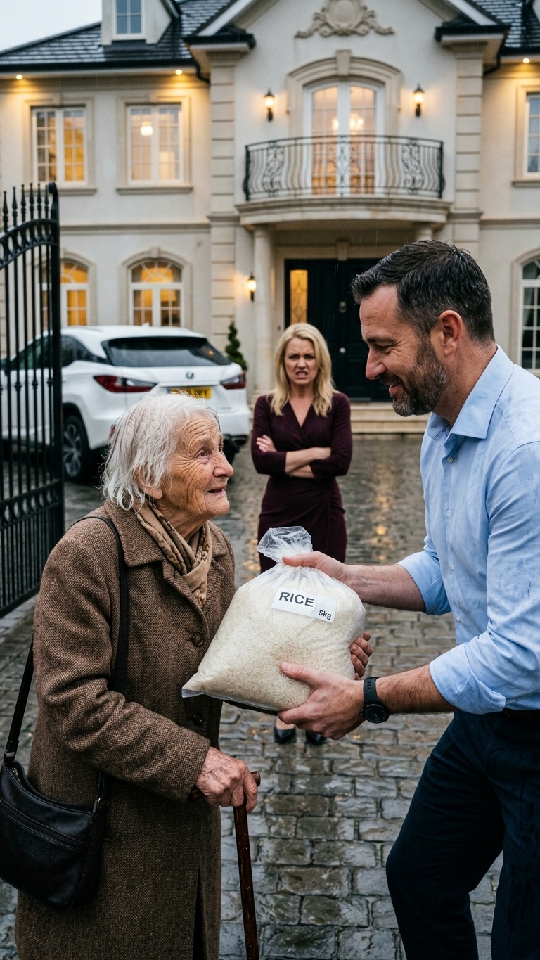 Der Geschäftsmann verweigerte seiner hungernden Mutter die Hilfe, indem er die Tür abschloss und entschied: „Ich habe kein Geld für dich.“ Sie ahnte nicht, welches herzzerreißende Geheimnis sich hinter diesen Essensresten verbarg … TEIL 1 Für Frau Rosa, eine gebrechliche, 70-jährige Witwe, war der Hunger zu einem ohrenbetäubenden Feuer geworden, das vier lange Tage an ihren Eingeweiden nagte und sie zwang, den immensen Stolz ihrer Mutter zu überwinden und in dem luxuriösen Haus ihres Sohnes, der sie praktisch aus seinem Leben verbannt hatte, um ein Stück Brot zu betteln. Der Magen der alten Frau knurrte schmerzhaft, als sie langsam die steilen, schlammigen Straßen ihrer bescheidenen Siedlung im Bundesstaat Mexiko entlangging und ihren abgenutzten, grauen Oberschenkel umklammerte, um sich vor dem eisigen Wind zu schützen, der ihren von schwerer Unterernährung und stiller Verlassenheit geschwächten Körper umzuwerfen drohte. Sein einziger Sohn Luis war nicht mehr der barfüßige Junge, der durch die Maisfelder rannte; Nun war er der stolze und wohlhabende Besitzer dreier äußerst erfolgreicher Eisenwarenläden, Eigentümer einer riesigen Villa in einem privaten Viertel und Fahrer eines brandneuen Wagens, der mehr kostete, als sie in hundert Leben harter Arbeit verdienen könnte. Rosa tröstete sich immer wieder mit dem Gedanken, dass, egal wie erfolgreich ihr Kind auch war oder wie voll ihr Terminkalender auch sein mochte, das Blut immer nach Blut rief und er niemals zulassen würde, dass die edle Frau, die ihr das Leben geschenkt hatte, in einem Haus mit einem Blechdach, das kurz vor dem Einsturz stand, verhungerte. Als sie schließlich erschöpft am imposanten schmiedeeisernen Eingang der majestätischen Residenz ankam, reichte ihre zitternde Hand kaum aus, um die moderne Sicherheitskamera-Türklingel zu drücken. Sie wartete unter einem grauen Himmel, der jeden Moment einen heftigen Sturm heraufbeschwören konnte. Nach 15 quälend langen Minuten des Wartens auf der kalten Bank öffnete sich langsam die riesige Tür und gab den Blick auf die stilisierte Gestalt von Ximena frei, ihrer jungen und überaus eleganten Schwiegertochter, die sie von Fuß bis Fuß mit einem Blick voller absoluter Verachtung musterte und ihr mit eiskalter Stimme entgegenspuckte: „Schwiegermutter, können Sie mir sagen, was Sie um diese Zeit stört?“ Frau Rosa versuchte, ein sanftes Lächeln zu erzwingen, während ihre trockenen Lippen unkontrolliert zitterten. Mit kaum hörbarer Stimme erklärte sie, sie wolle nur ihren geliebten Sohn begrüßen und ihn um einen kleinen, dringenden Gefallen bitten, um diese schwere und düstere Woche zu überstehen. Ximena schnaubte verlegen, drehte sich halb auf ihren teuren Designerschuhen um, ohne sie hereinzulassen, und rief laut nach Luis. Sie ließ Frau Rosa wie eine Eindringling auf der Straße stehen, gerade als die ersten Tropfen eisigen Regens ihre einfachen, abgetragenen Baumwollkleider durchnässten. Luis erschien im Eingang, ein teures Handy in der Hand, in einem tadellosen dunkelblauen Anzug, der einen starken Kontrast zum Elend seiner Mutter bildete. Er runzelte sofort die Stirn, als er die alte Frau durchnässt vor dem neugierigen Blick seiner sichtlich verärgerten Frau sah. Als Frau Rosa schließlich all ihren Mut zusammennahm und gestand, dass sie nicht einmal einen Cent für einen Teller Essen hatte, seufzte der wohlhabende Geschäftsmann schwer, presste verärgert die Lippen zusammen und stieß etwas Unerwartetes und Grausames aus. Worte, die das Herz der alten Frau in tausend Stücke zerbrachen – unwiederbringlich zerstört. Teil 2 findet ihr in den Kommentaren 👇