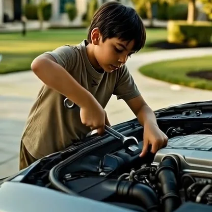 Versprich mir dein Haus, wenn ich dein Auto reparieren kann. Die ganze Geschichte findest du im blauen Link im ersten Kommentar.